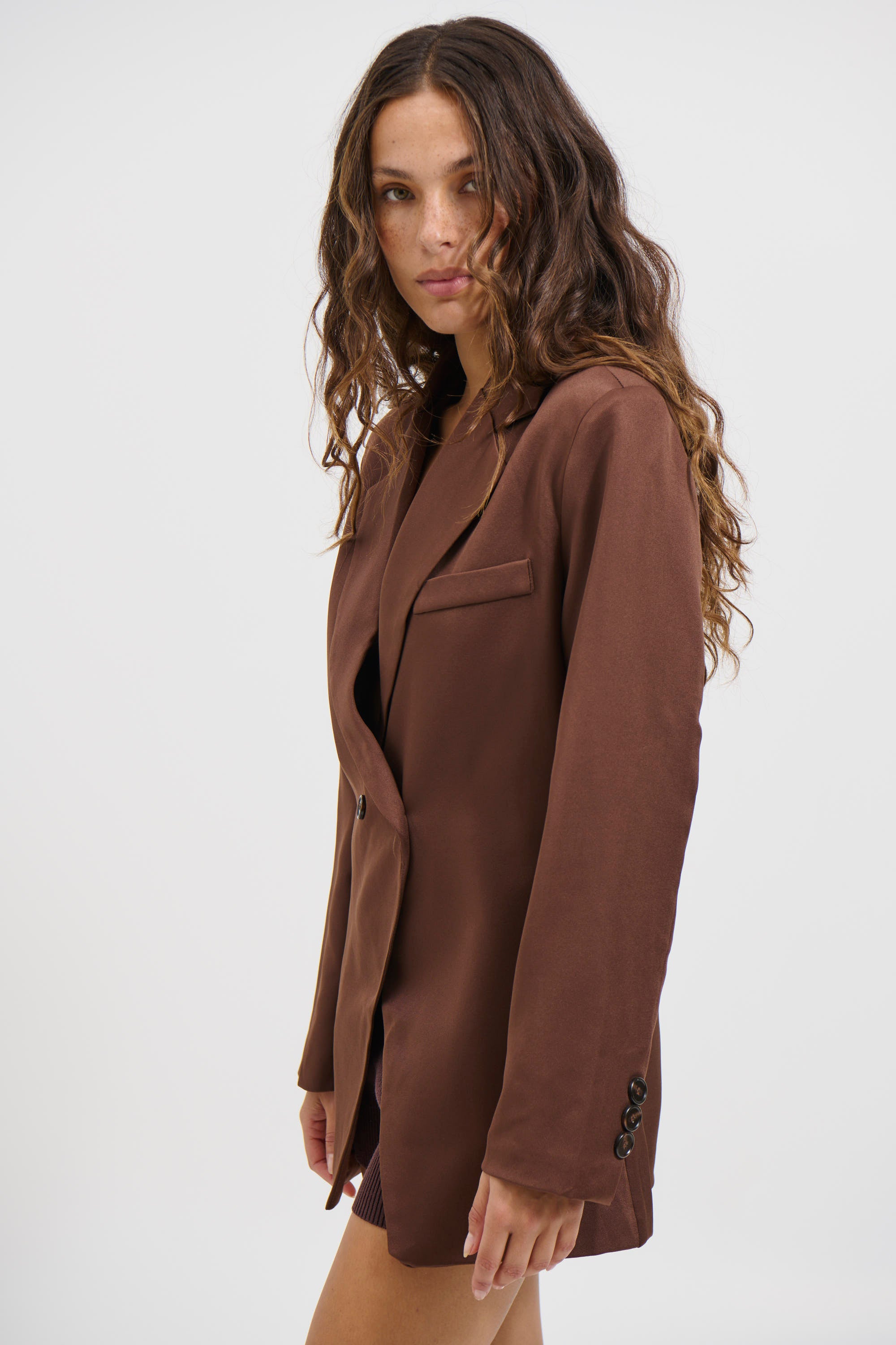 Sophia Blazer Chocolate