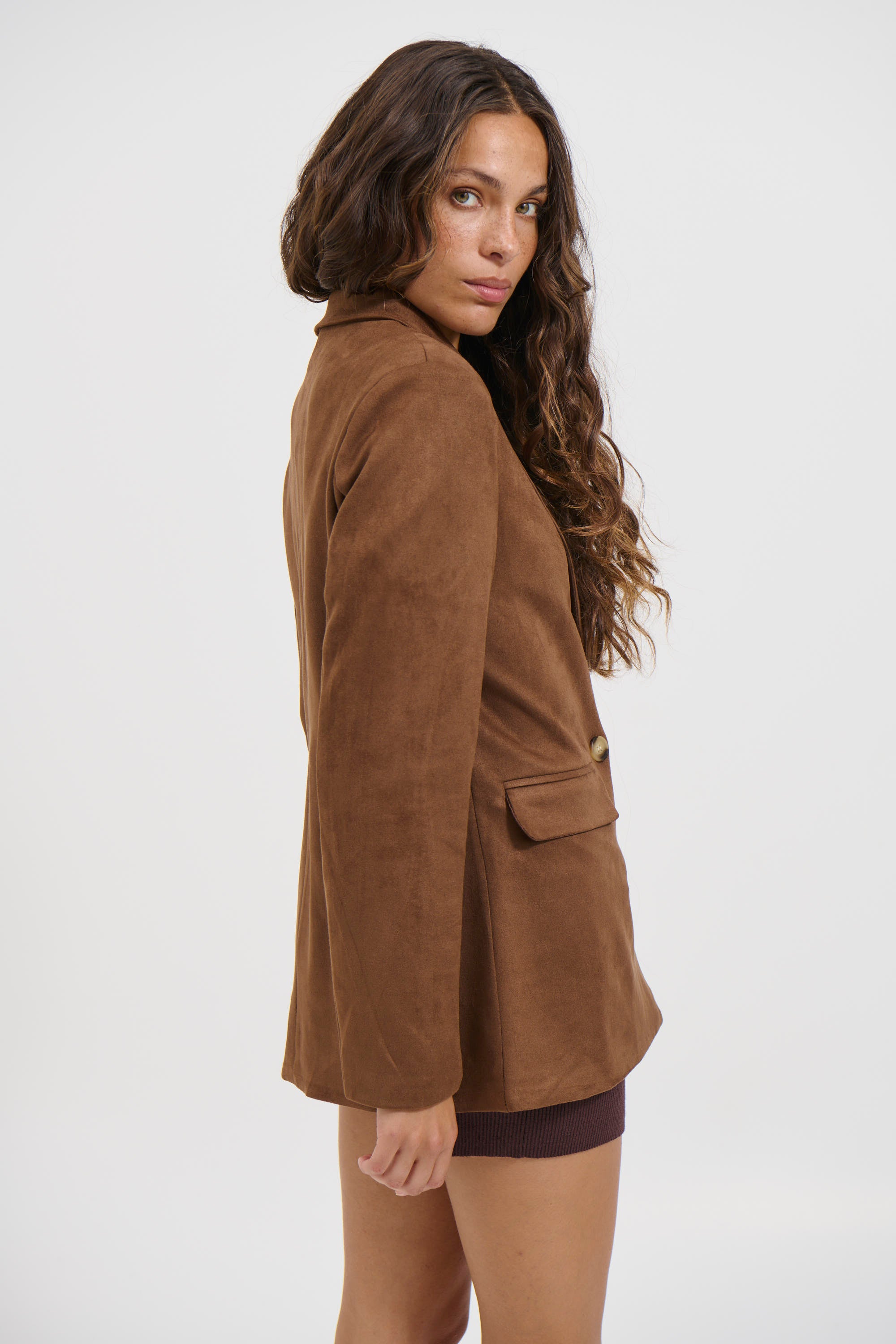 Shanti Blazer Chocolate