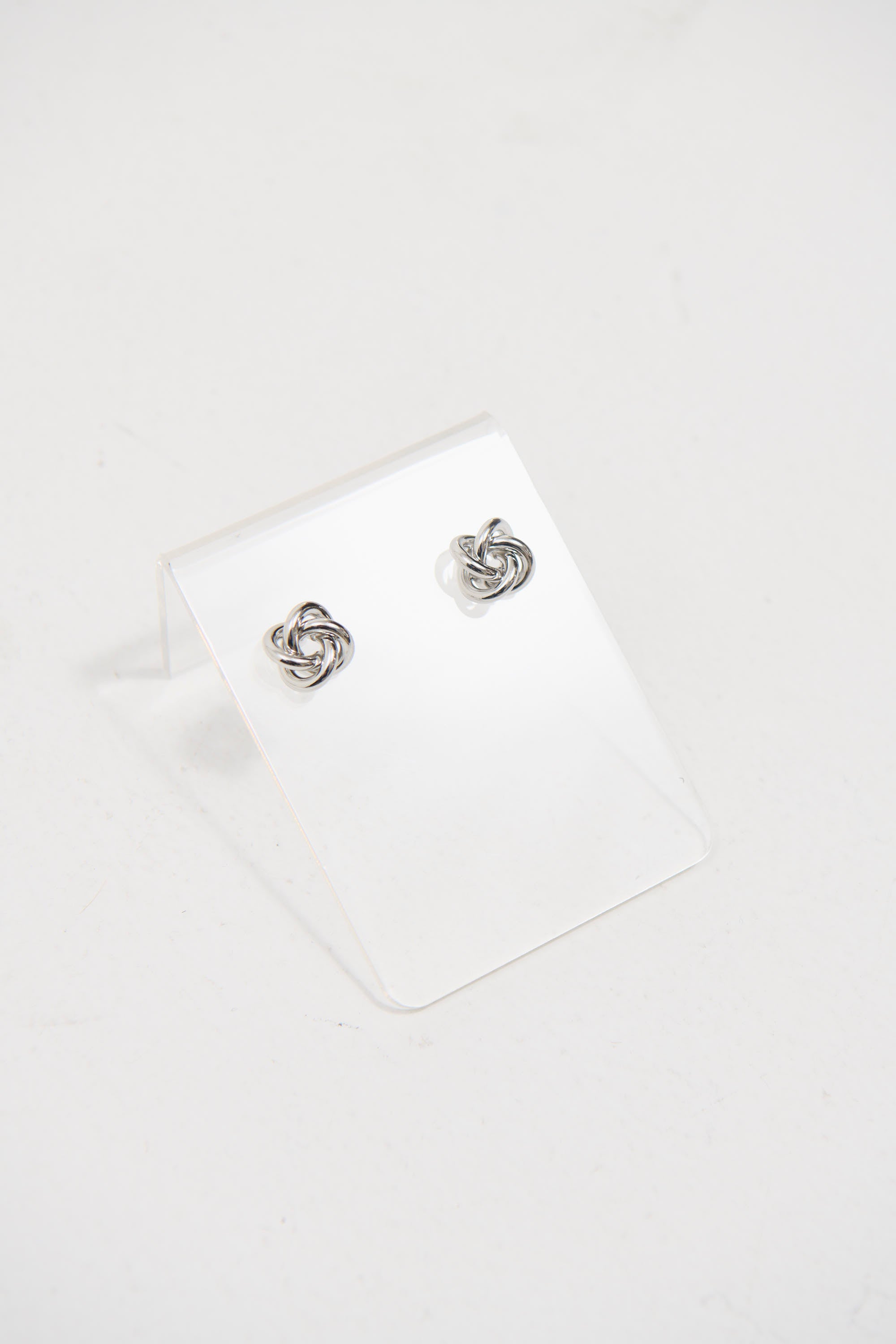 Luna Knot Earring Silver