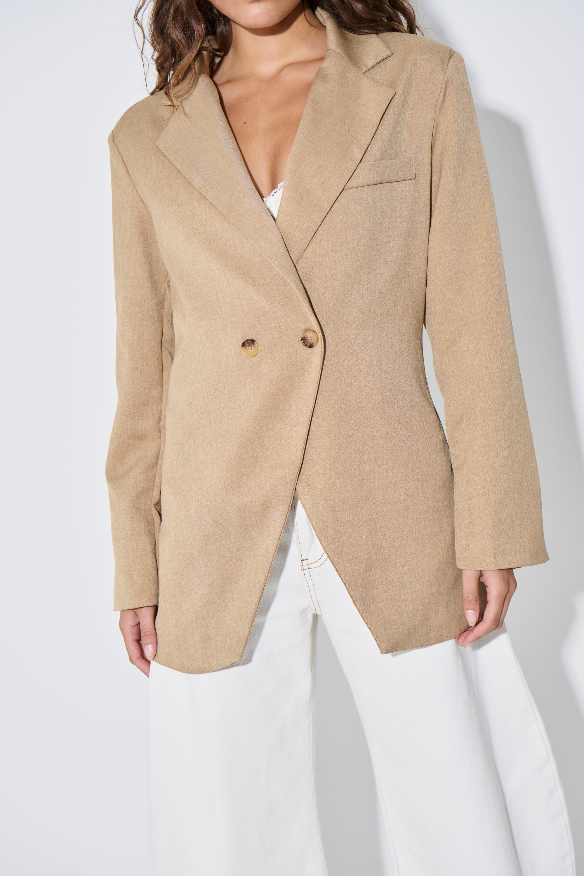 Sophia Blazer Tan
