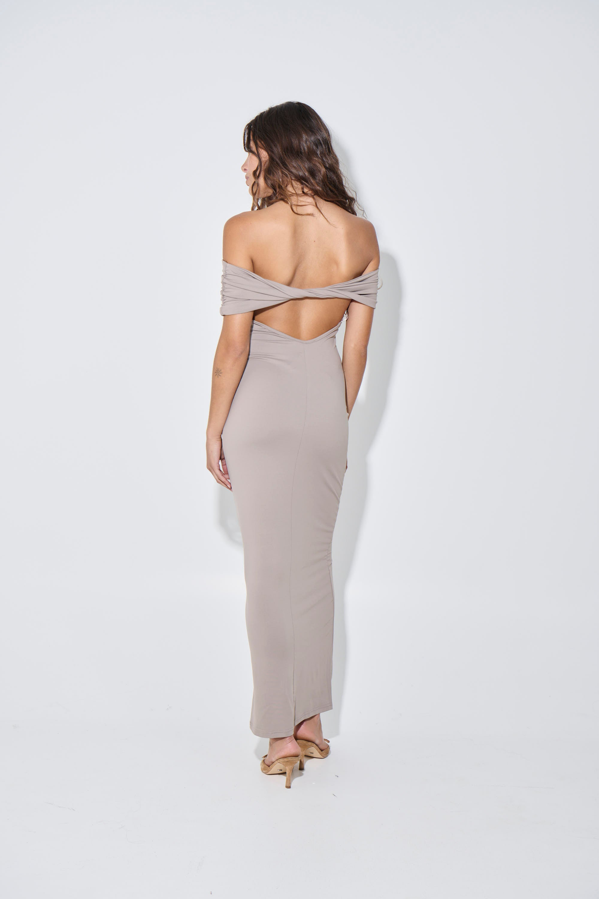 Amalia Maxi Dress Mushroom