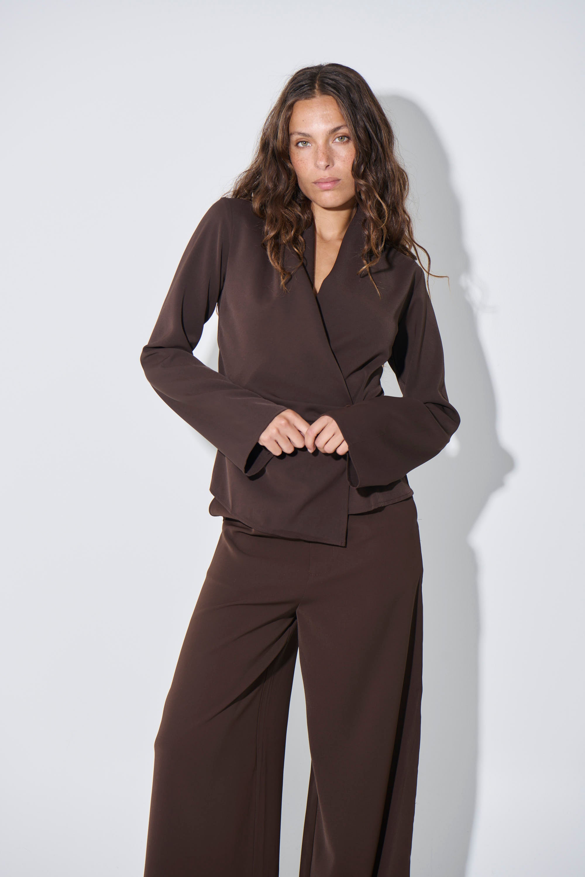 Sharna Top Dark Brown