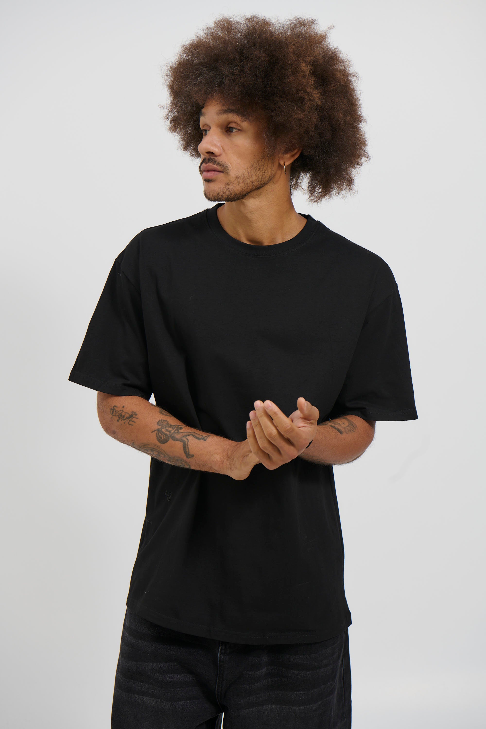 Emmett Box Tee Black