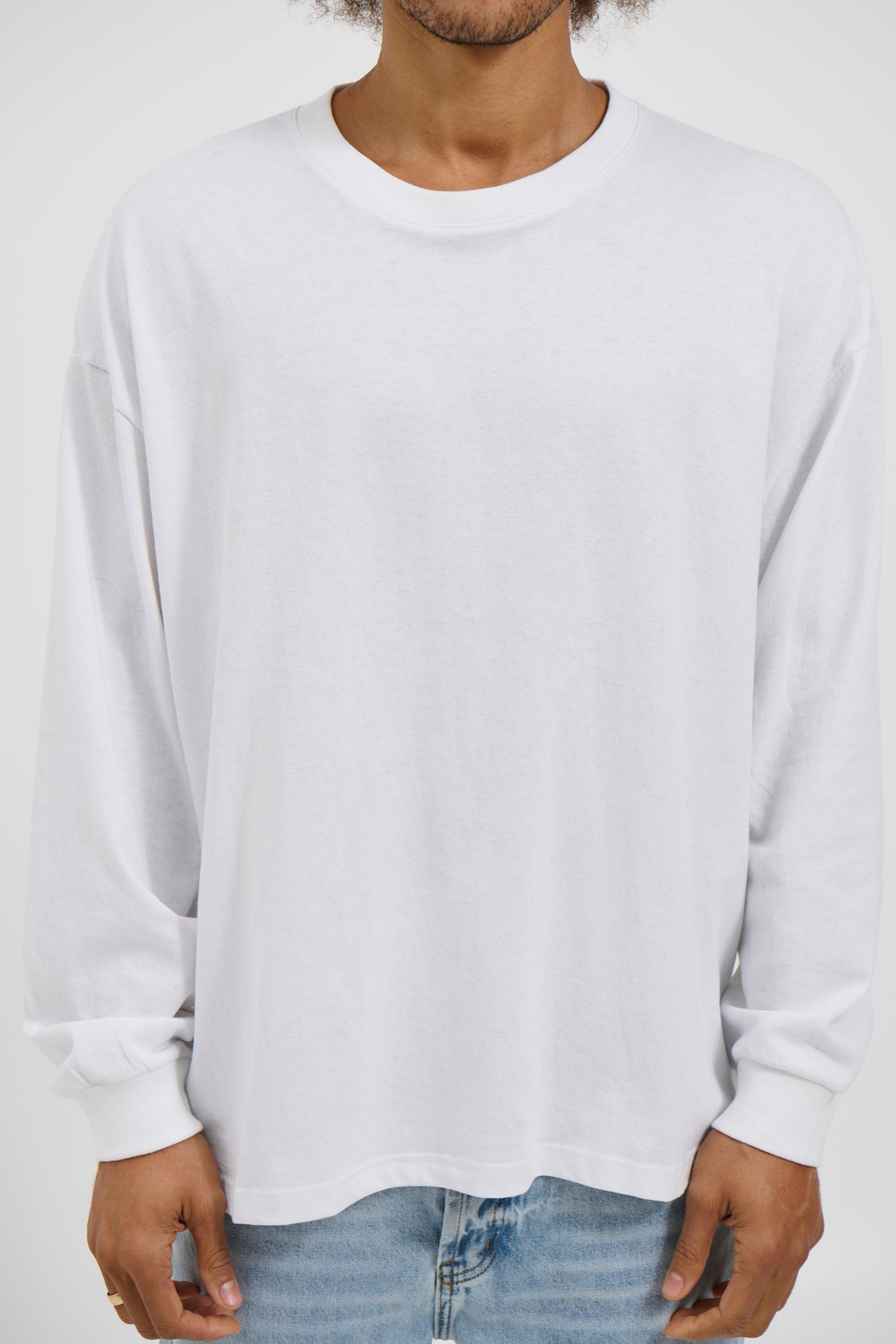 Jakey Soft Cotton Long Sleeve White - FINAL SALE