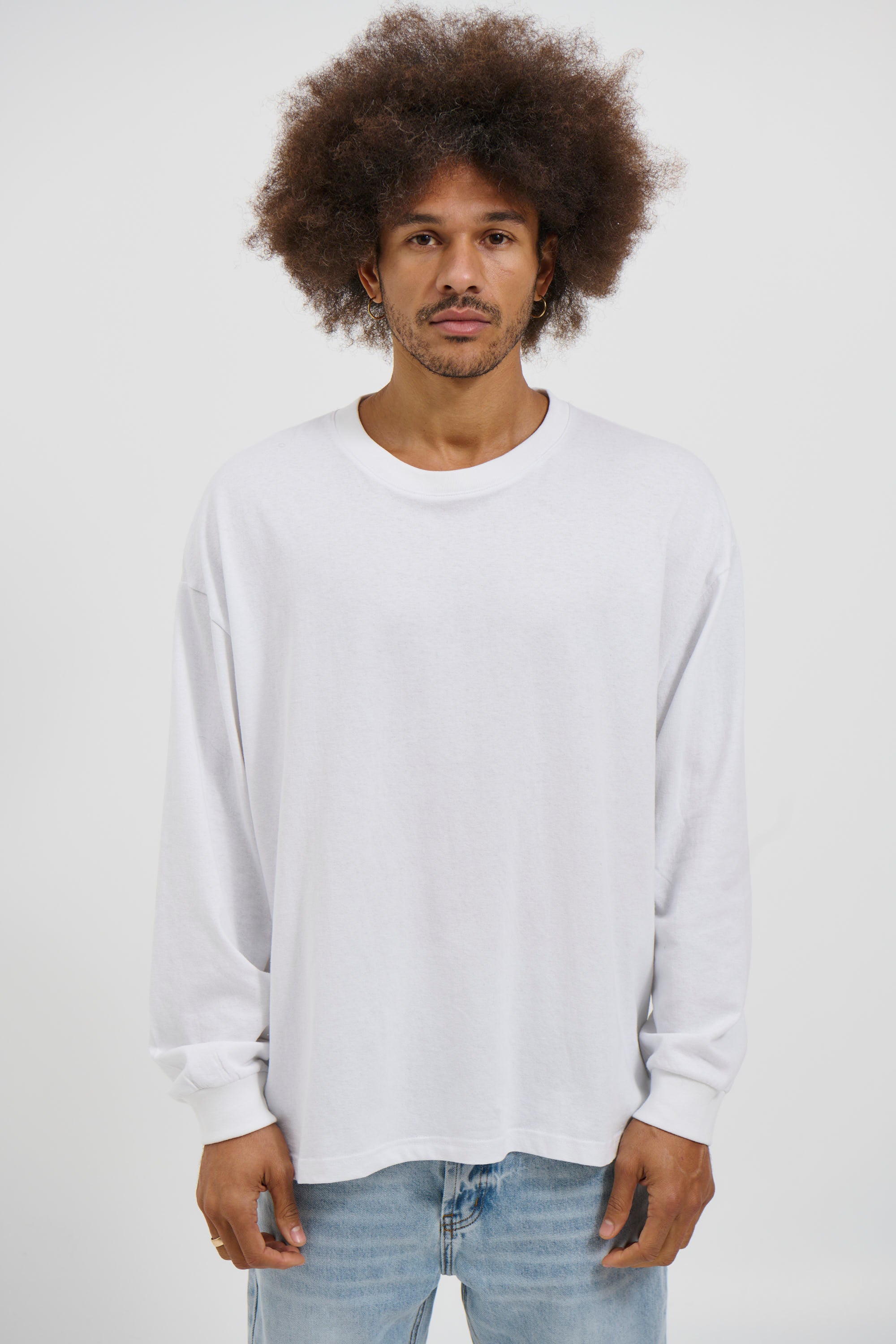 Jakey Soft Cotton Long Sleeve White - FINAL SALE