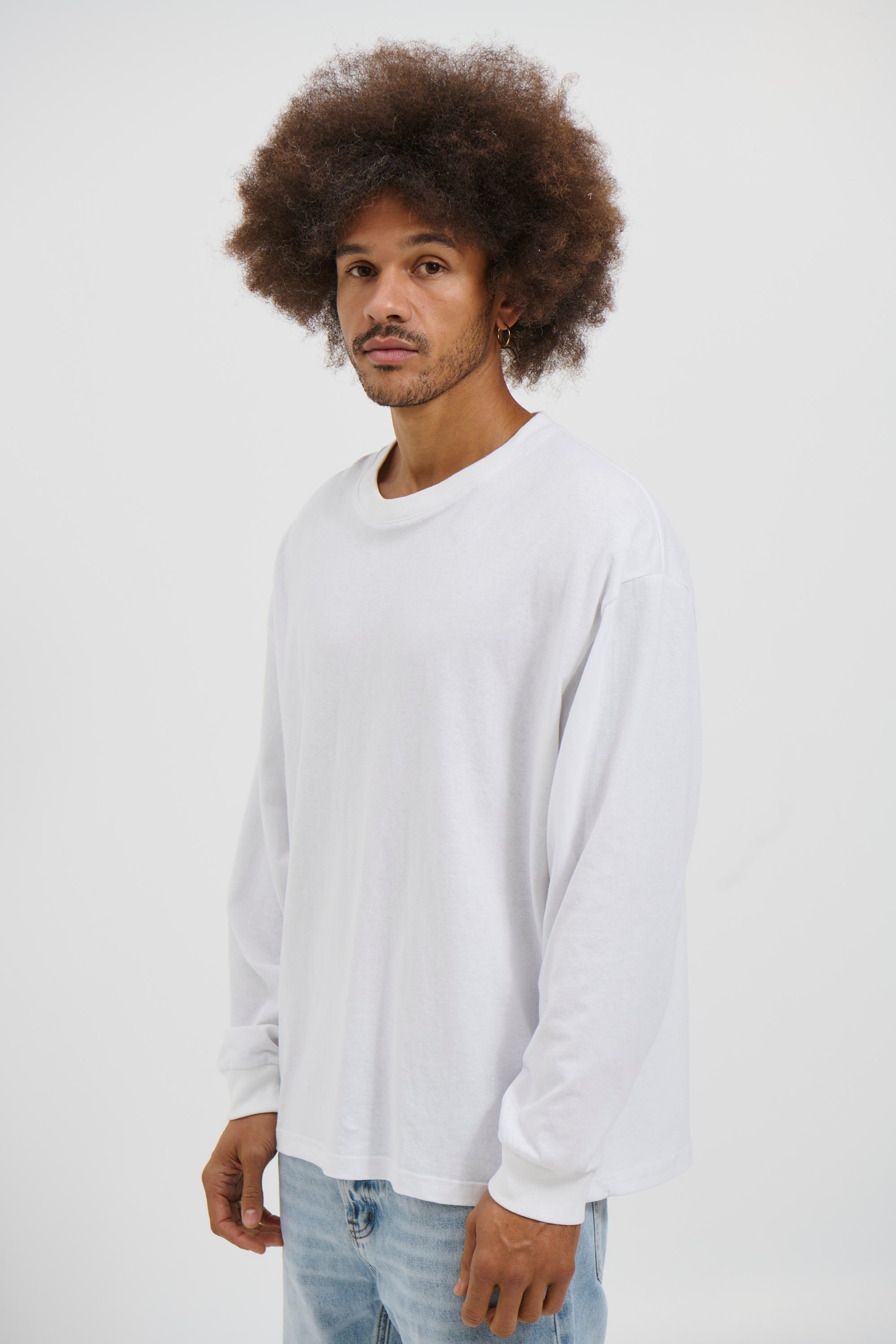 Jakey Soft Cotton Long Sleeve White - FINAL SALE