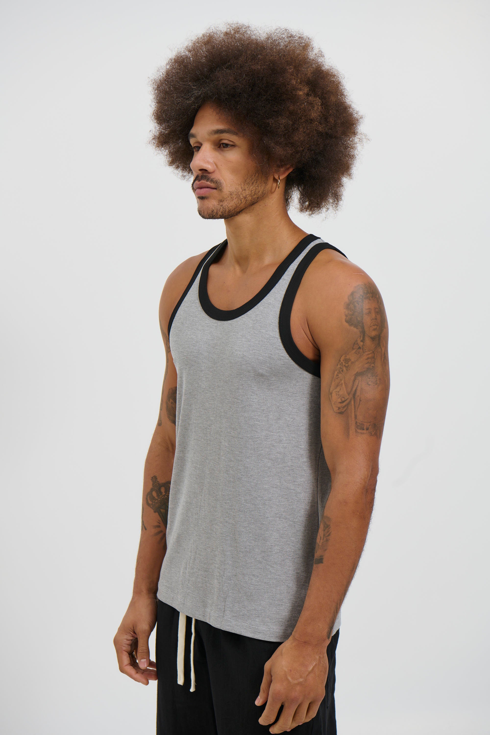 Zoro Singlet Grey/Black - FINAL SALE