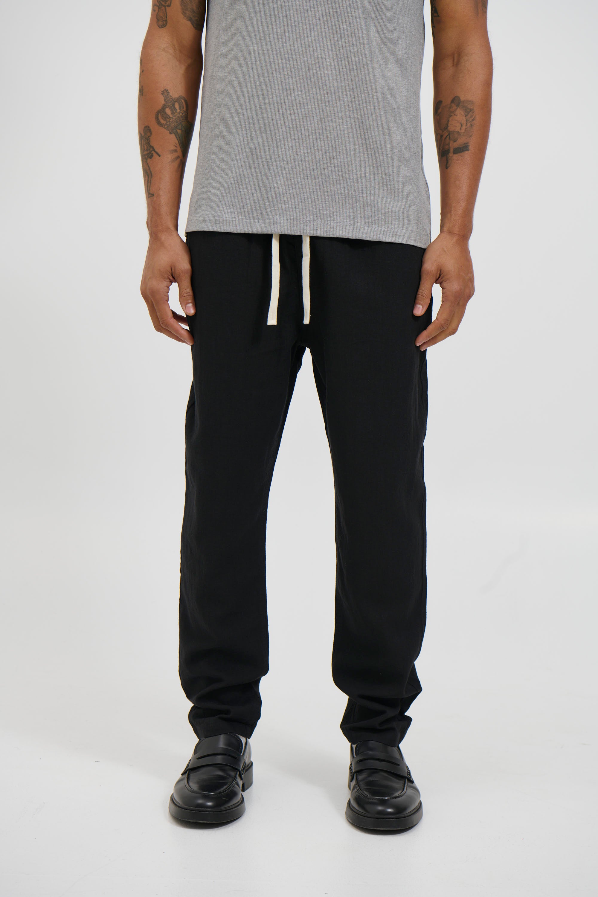 NTH Linen Pant Black