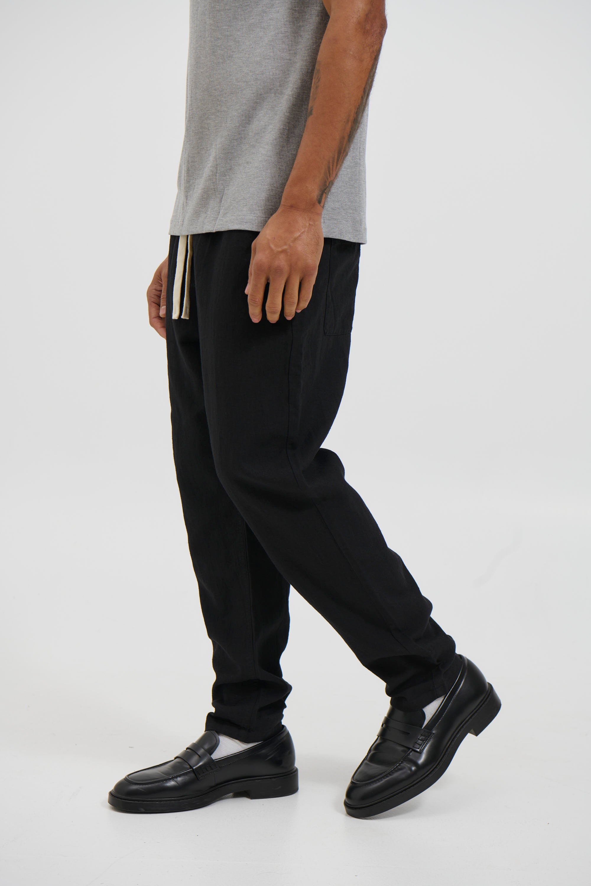 NTH Linen Pant Black