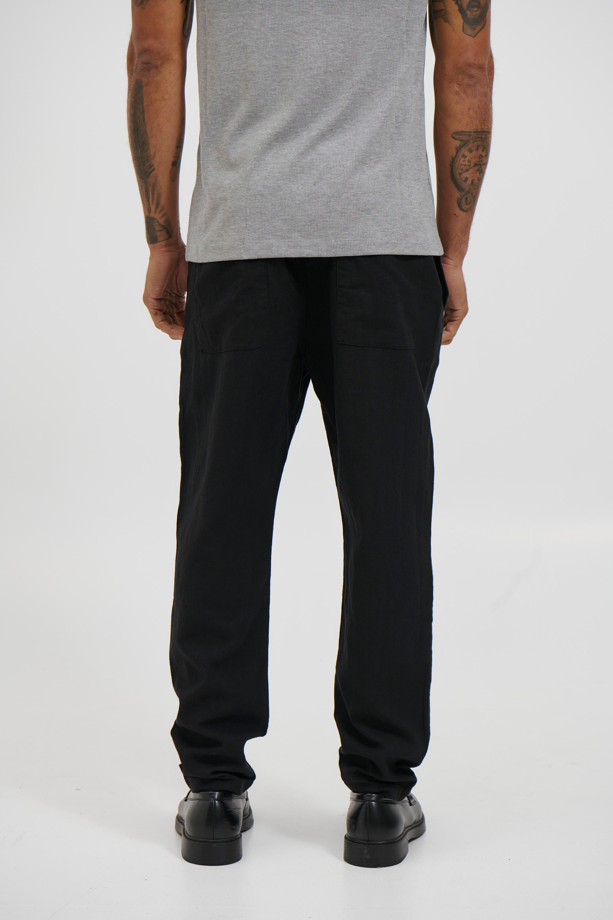 NTH Linen Pant Black
