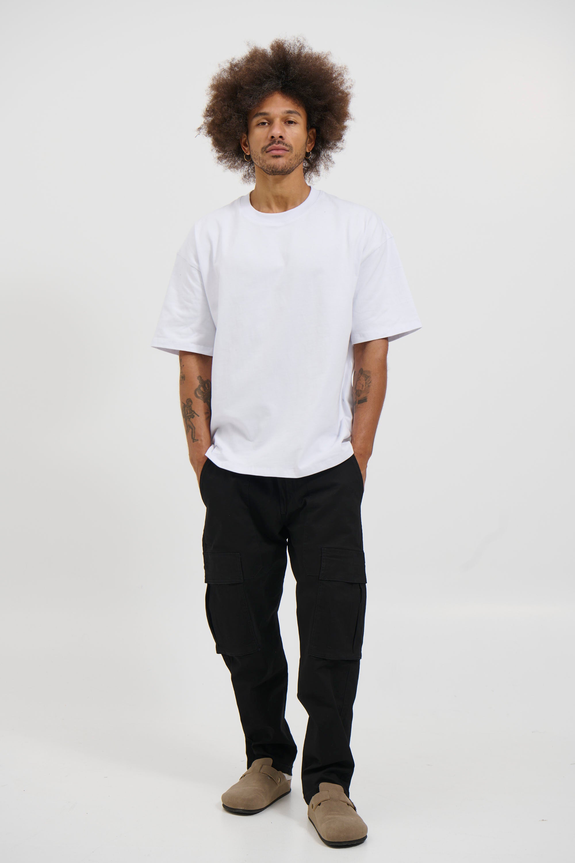 Damien Drop Cargo Pant Black