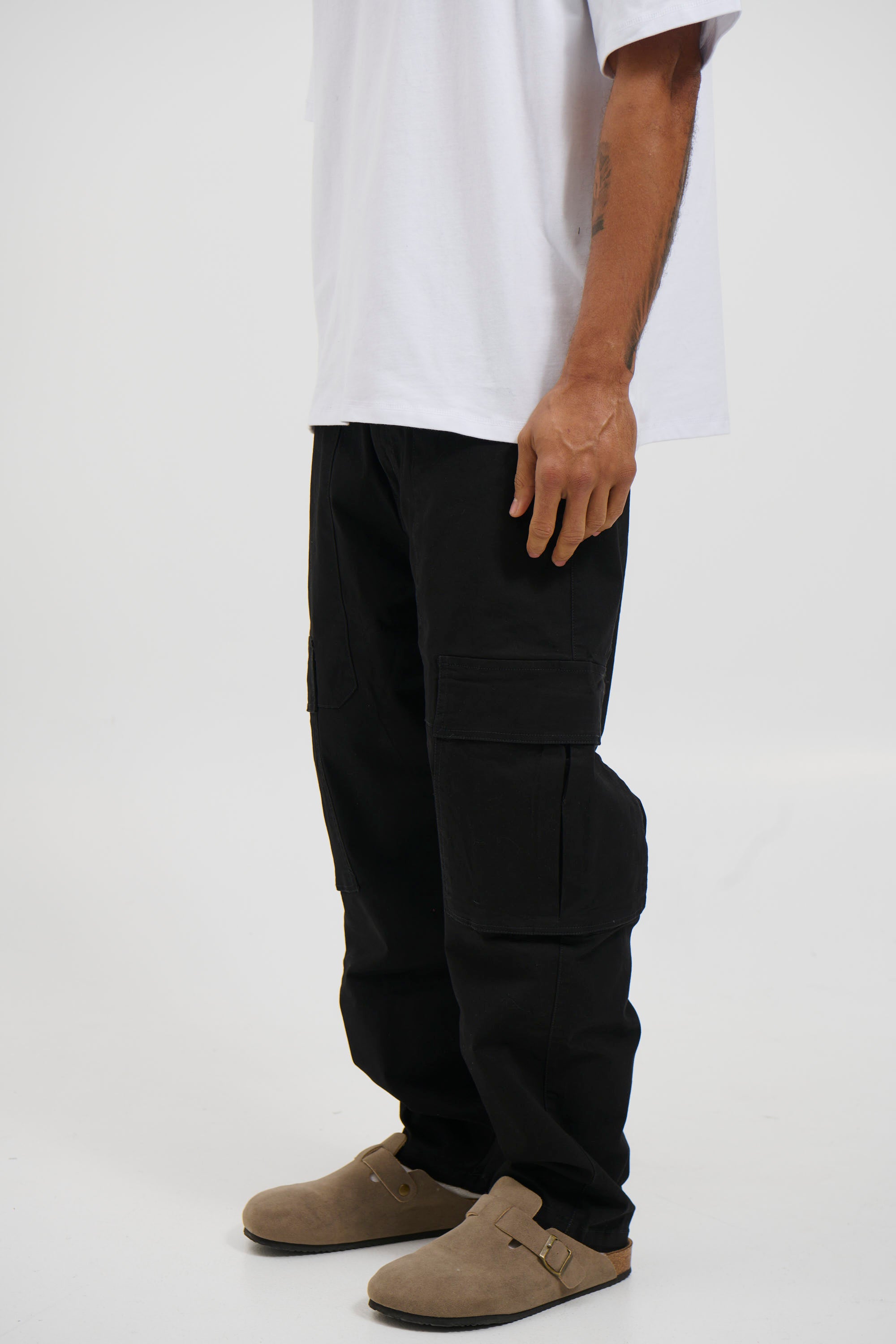 Damien Drop Cargo Pant Black