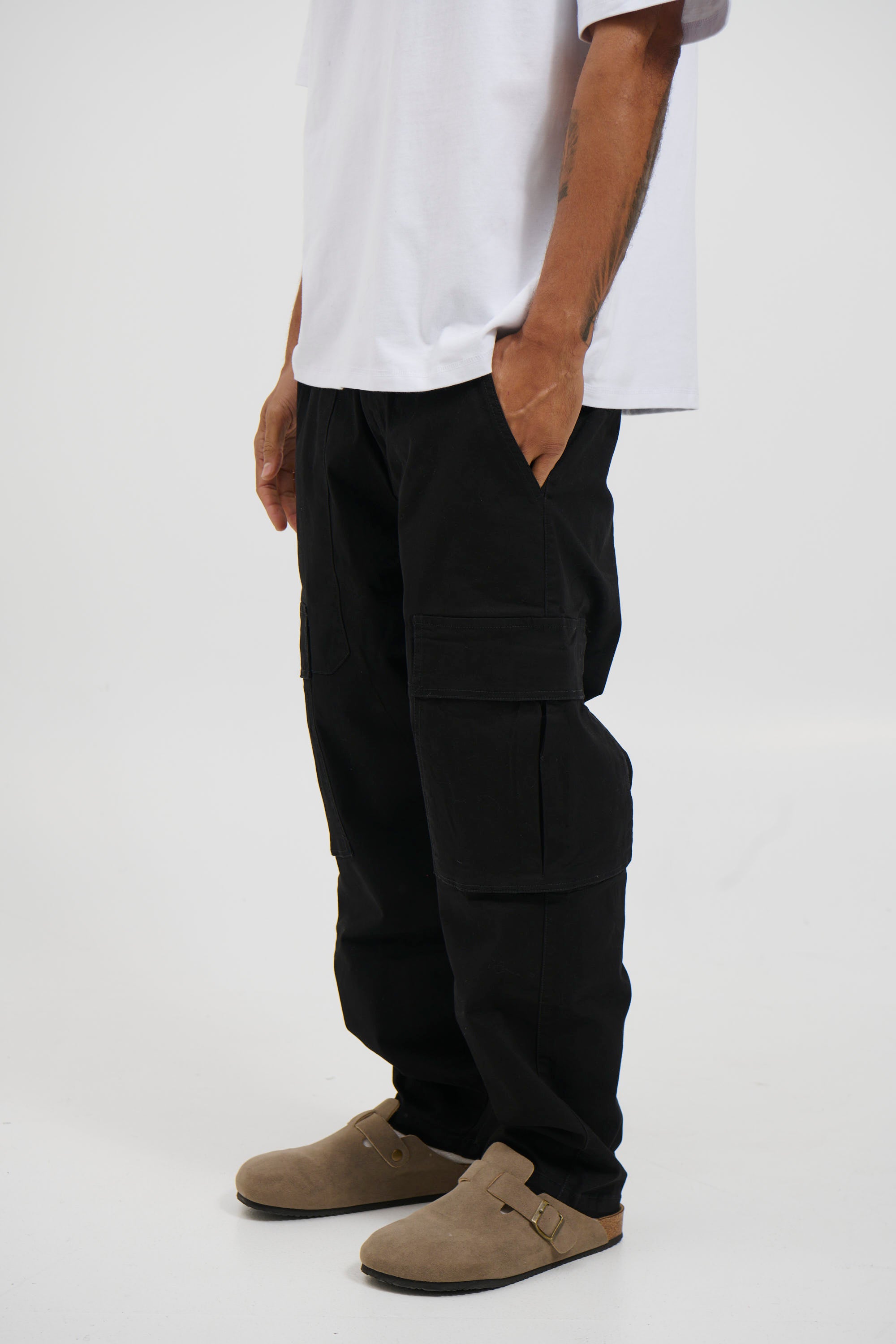 Damien Drop Cargo Pant Black