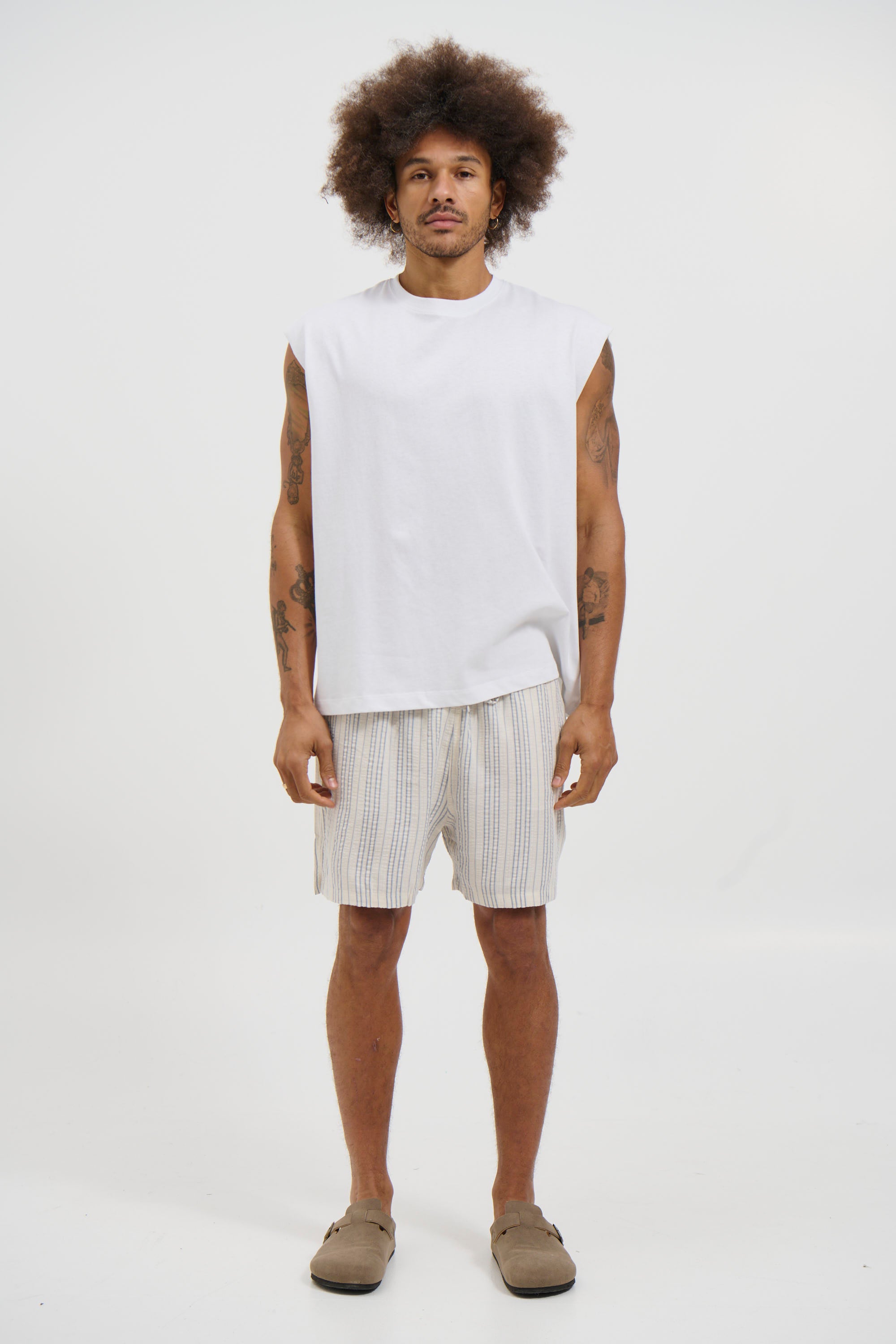 Mitchell Short Blue Stripe