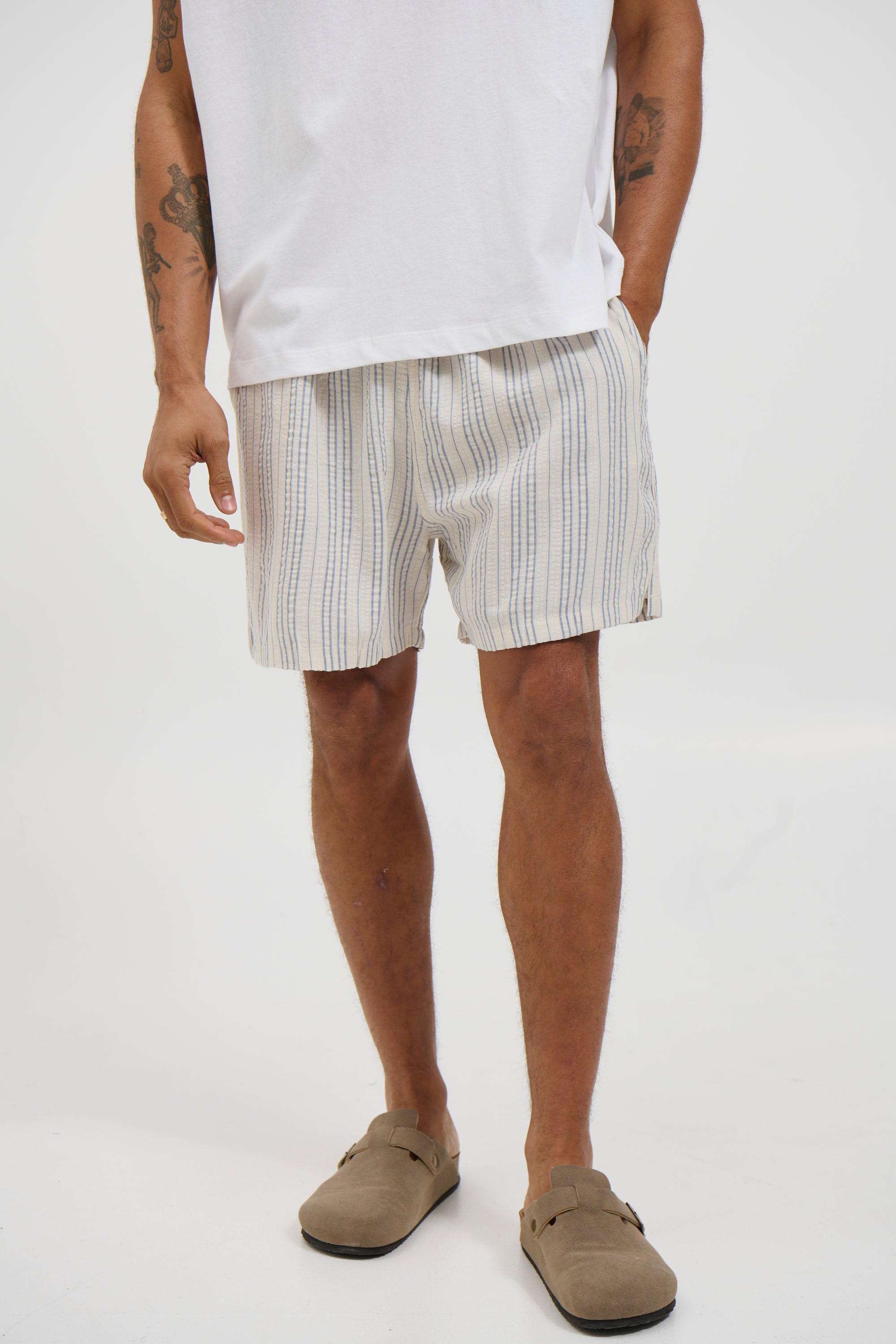 Mitchell Short Blue Stripe