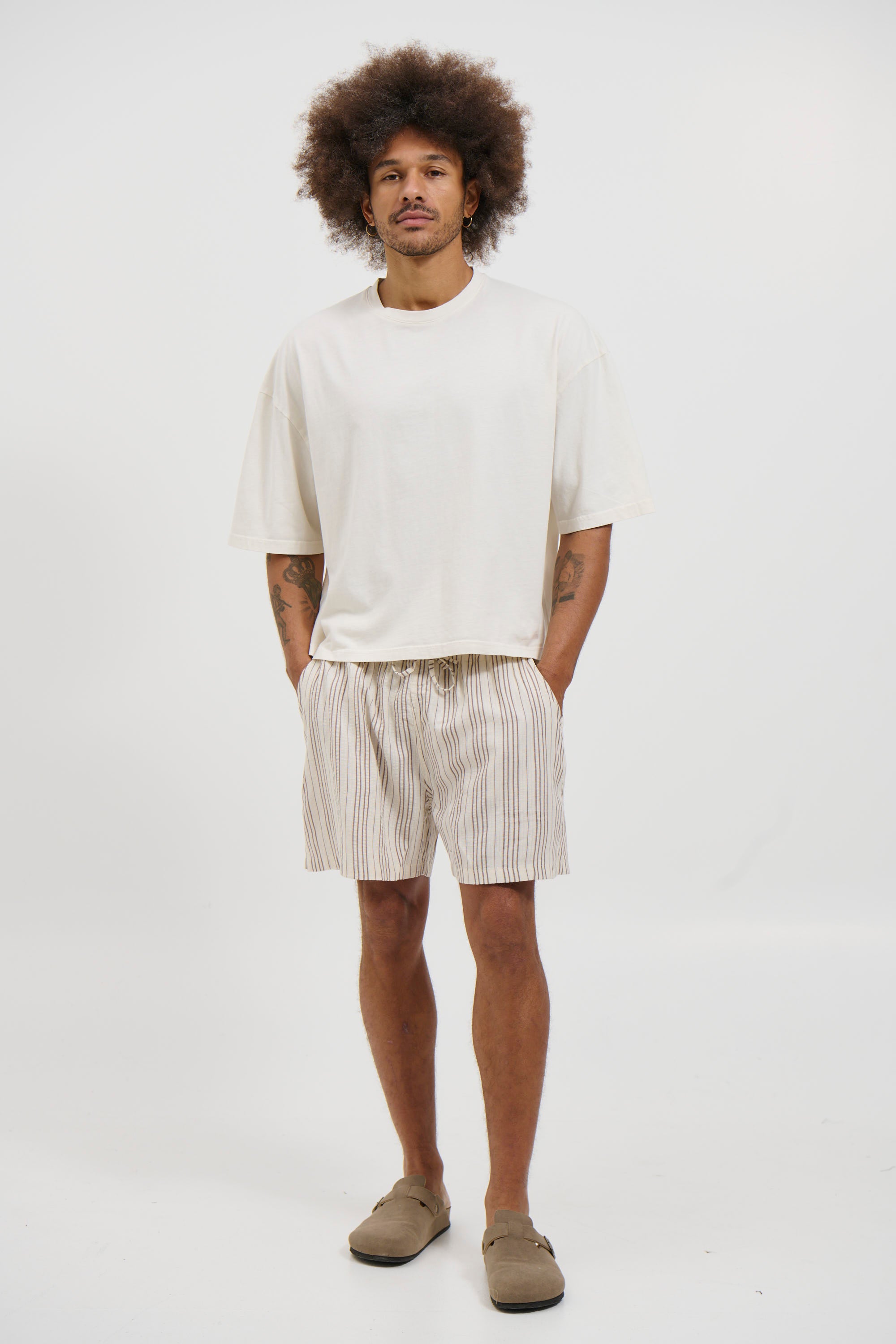 NTH Crop Box Tee Ivory