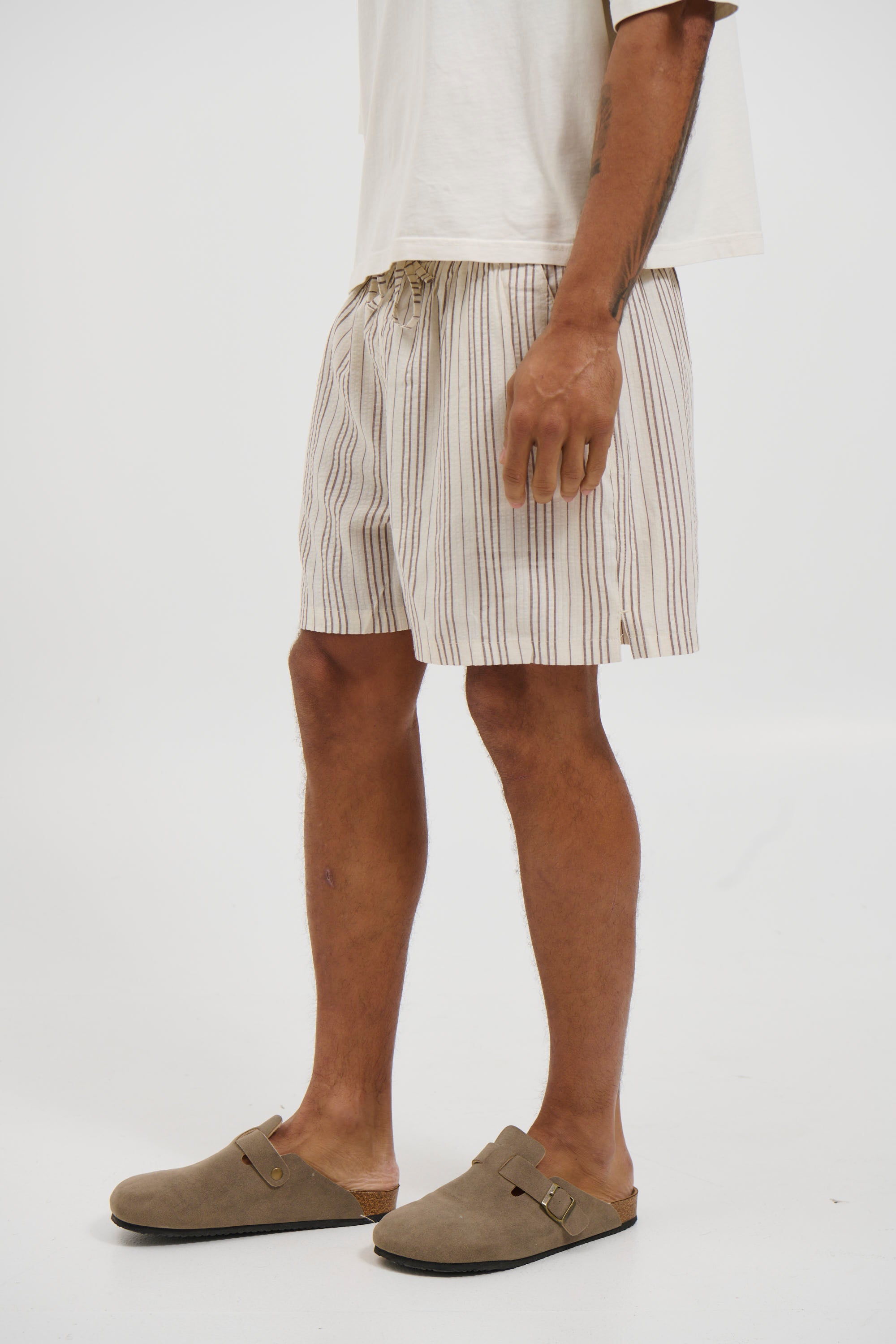 Mitchell Short Choc Stripe
