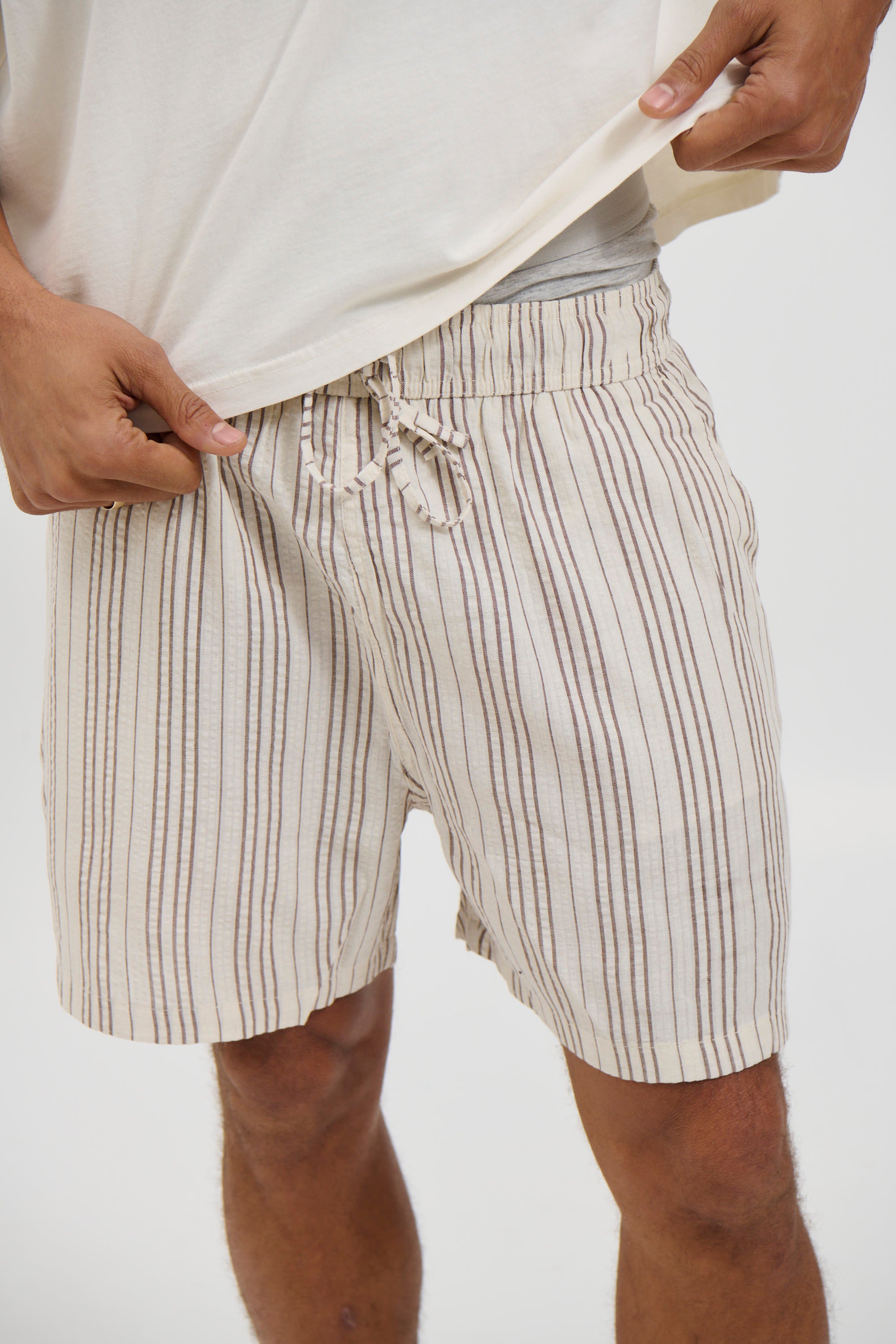 Mitchell Short Choc Stripe