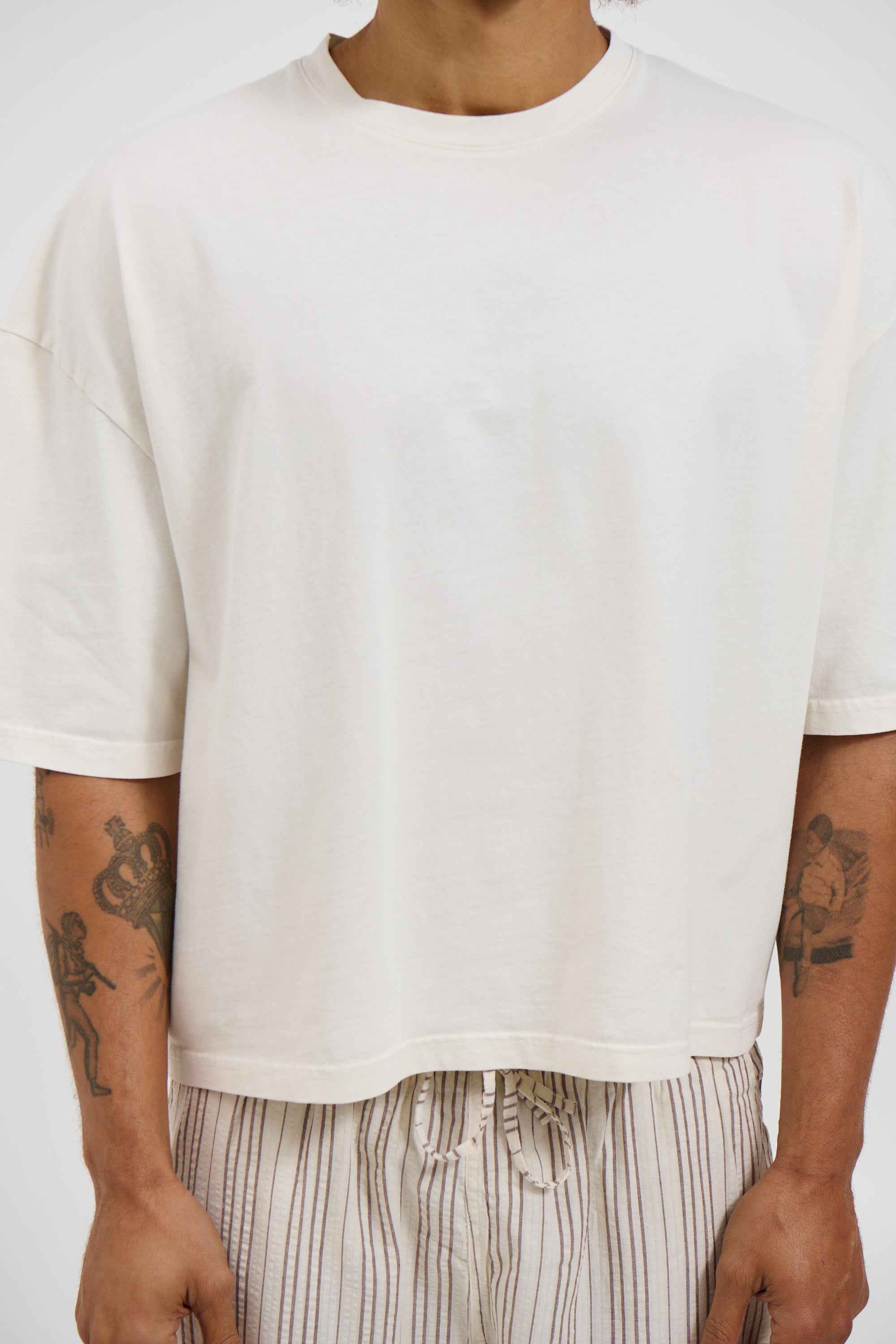 NTH Crop Box Tee Ivory