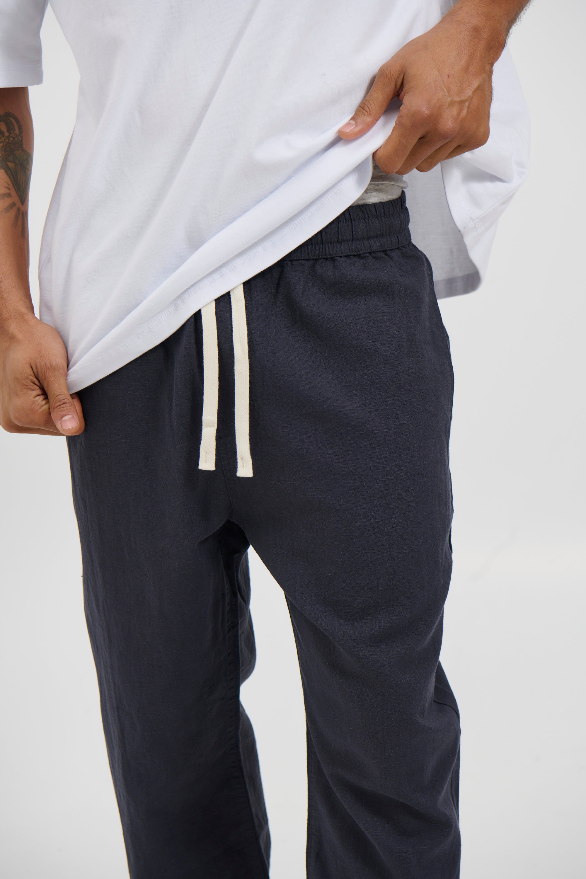 NTH Linen Pant Navy