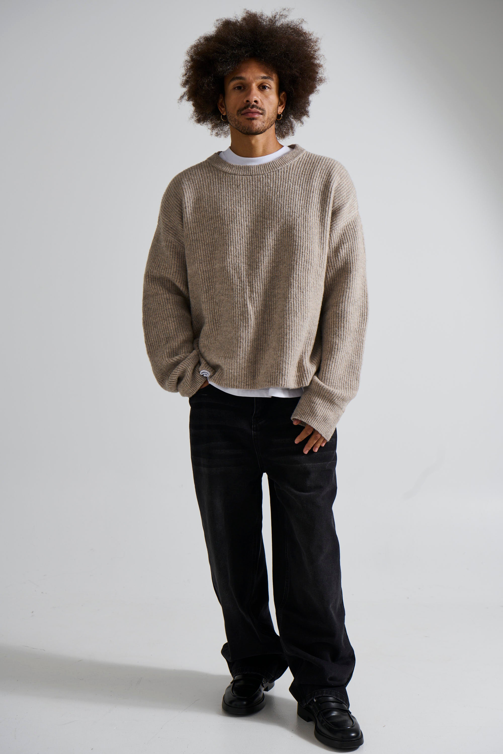Slouch Knit Light Tan