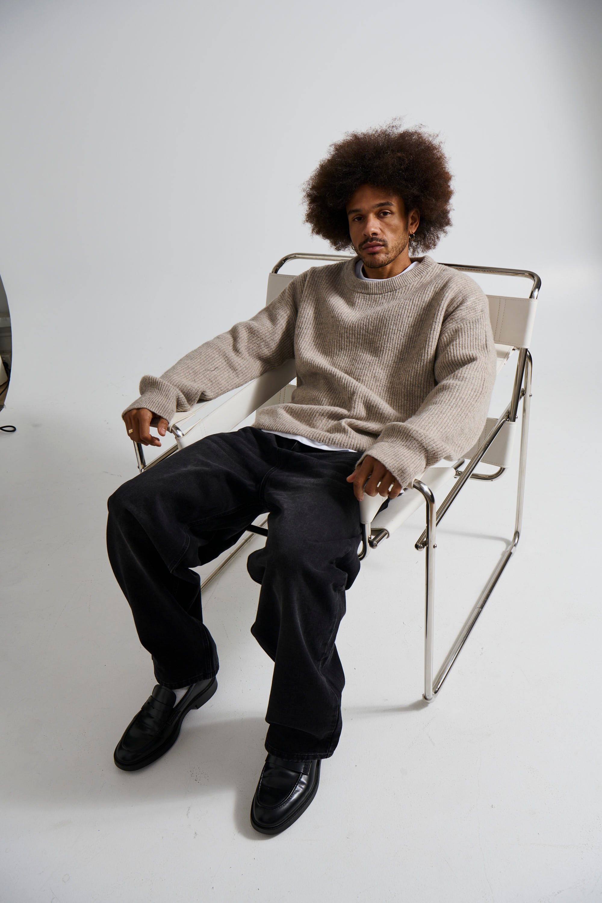 Slouch Knit Light Tan
