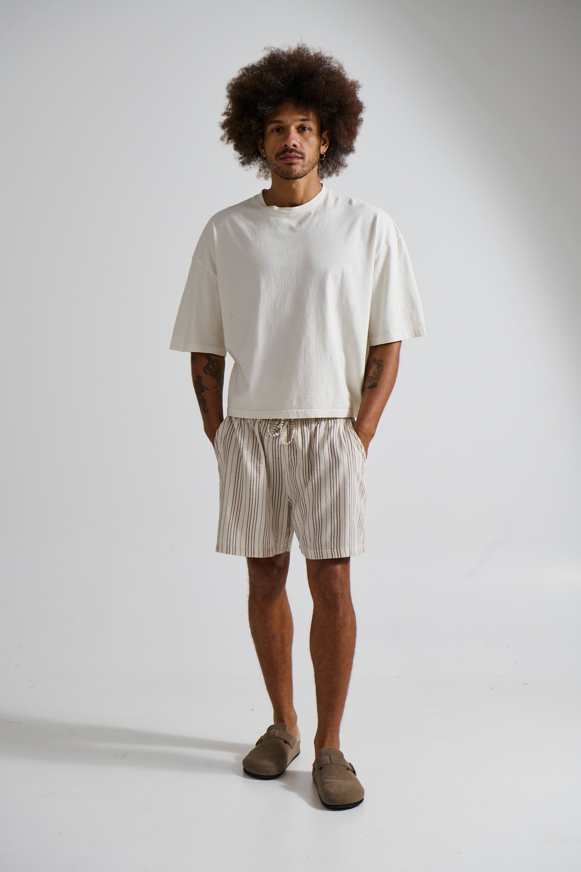 Mitchell Short Choc Stripe