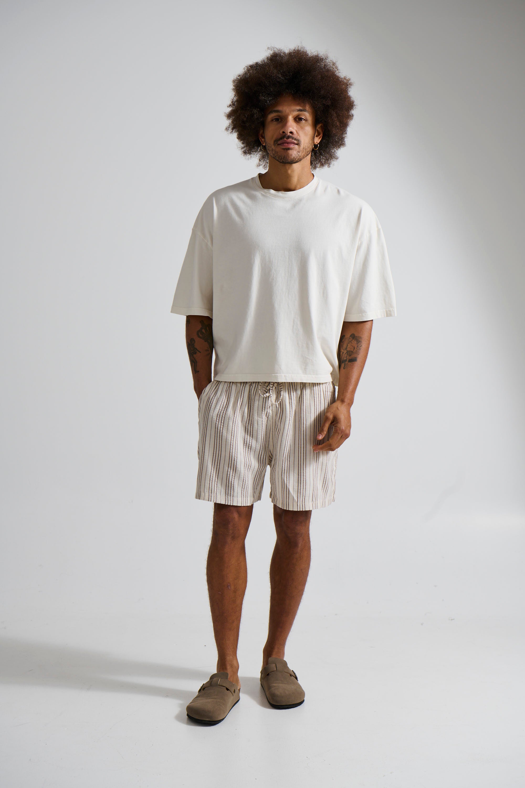Mitchell Short Choc Stripe