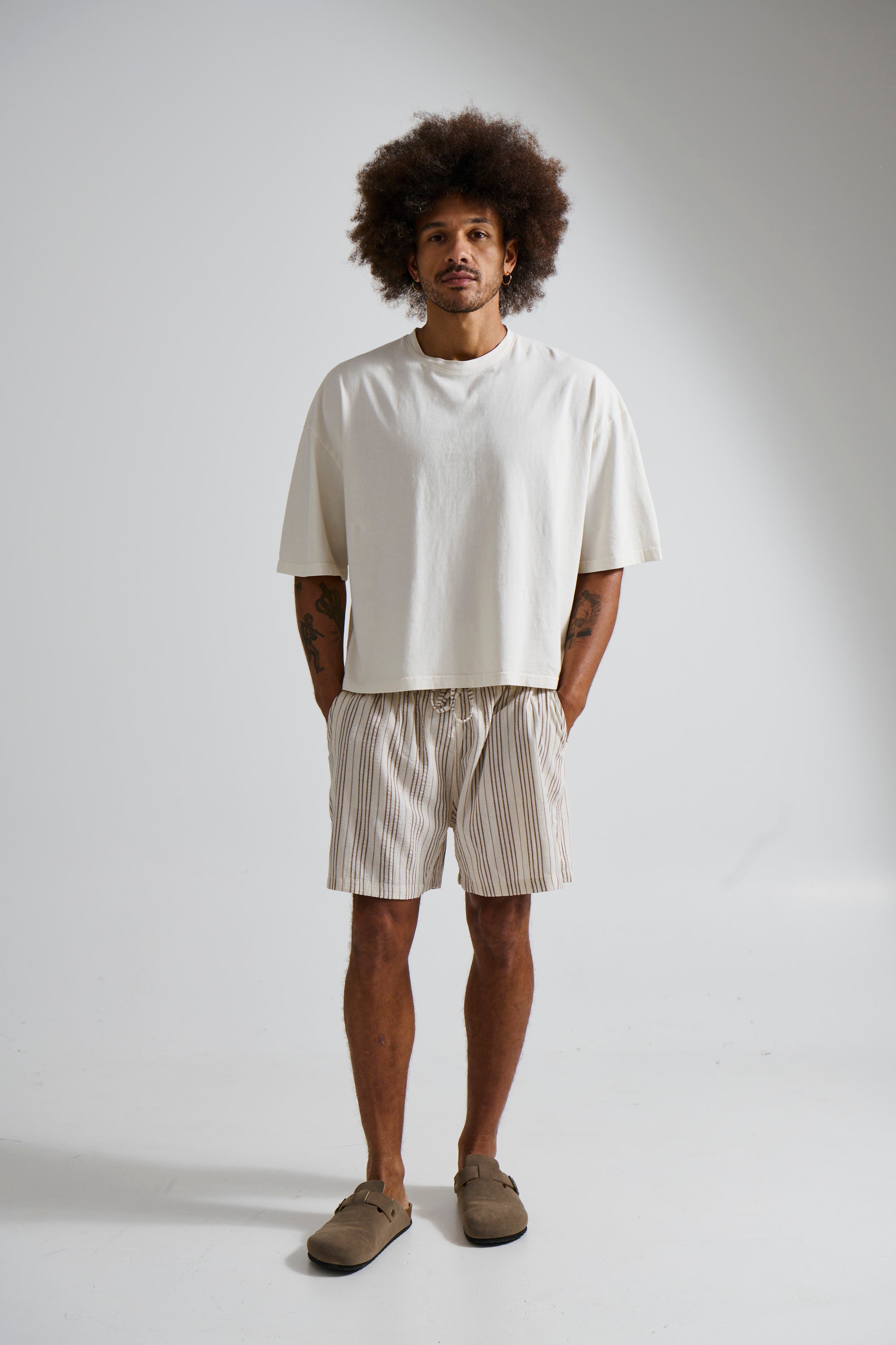 Mitchell Short Choc Stripe