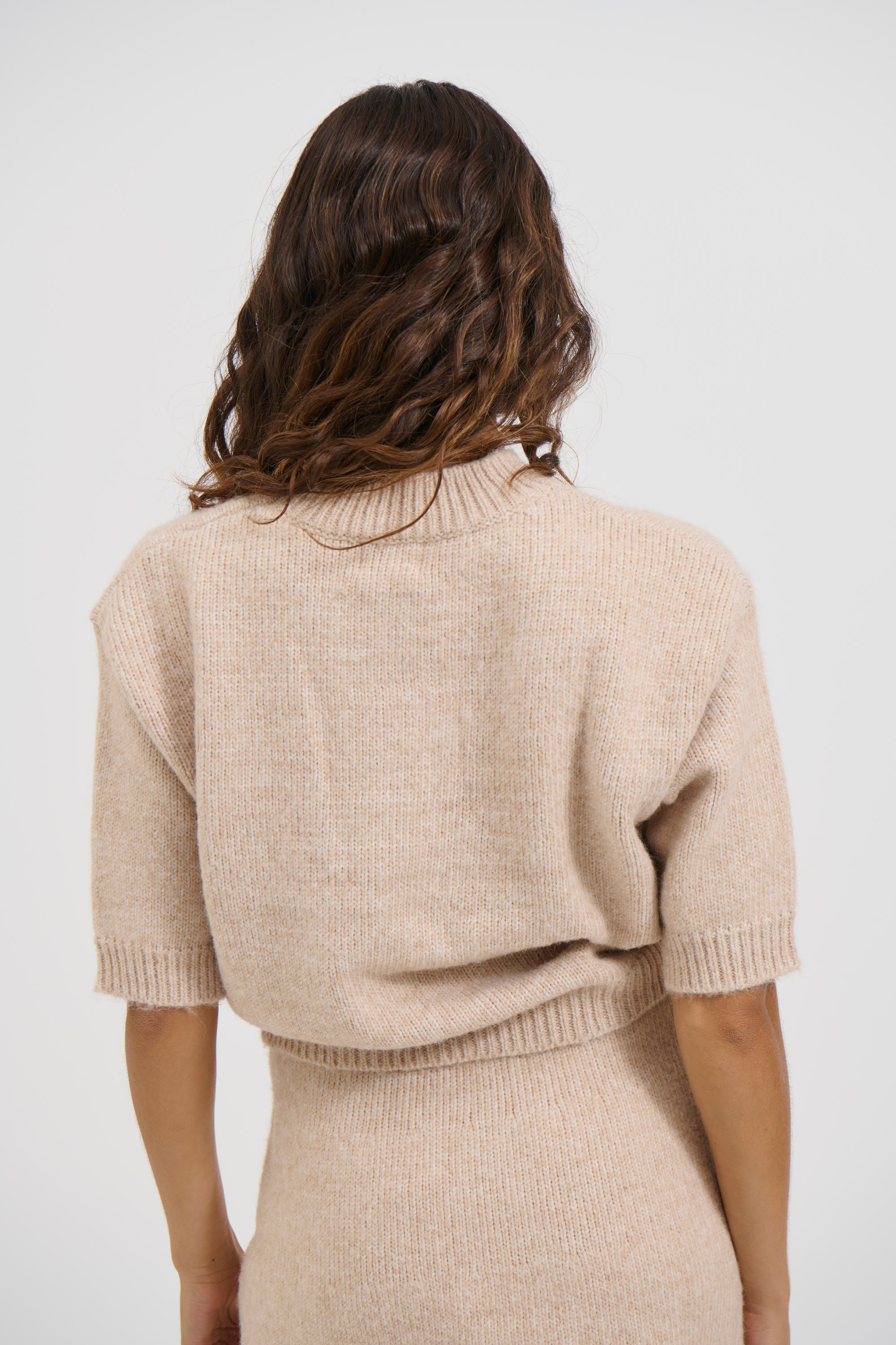 Haze Short Sleeve Jumper Oat