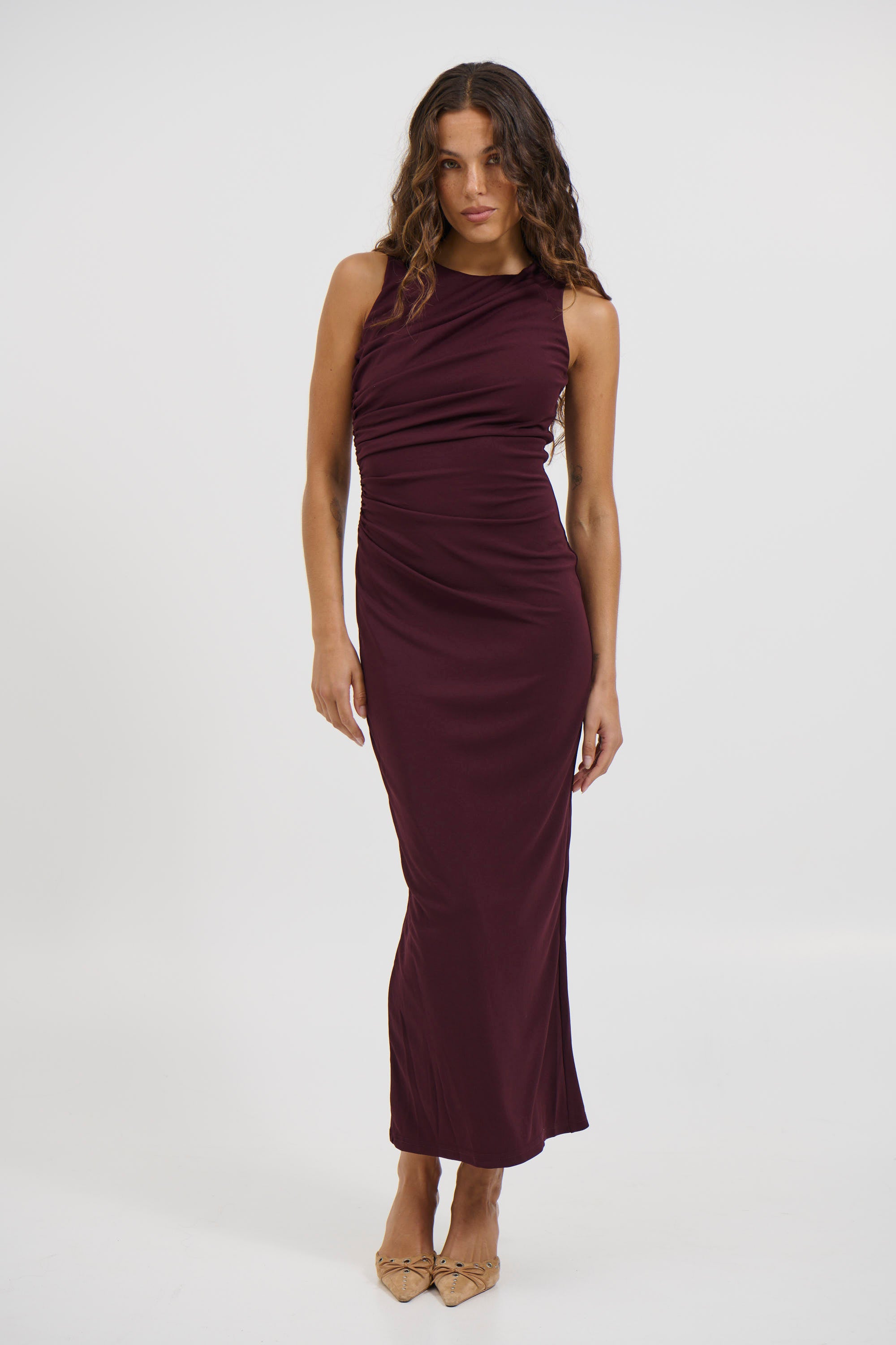 Avery Maxi Dress Plum