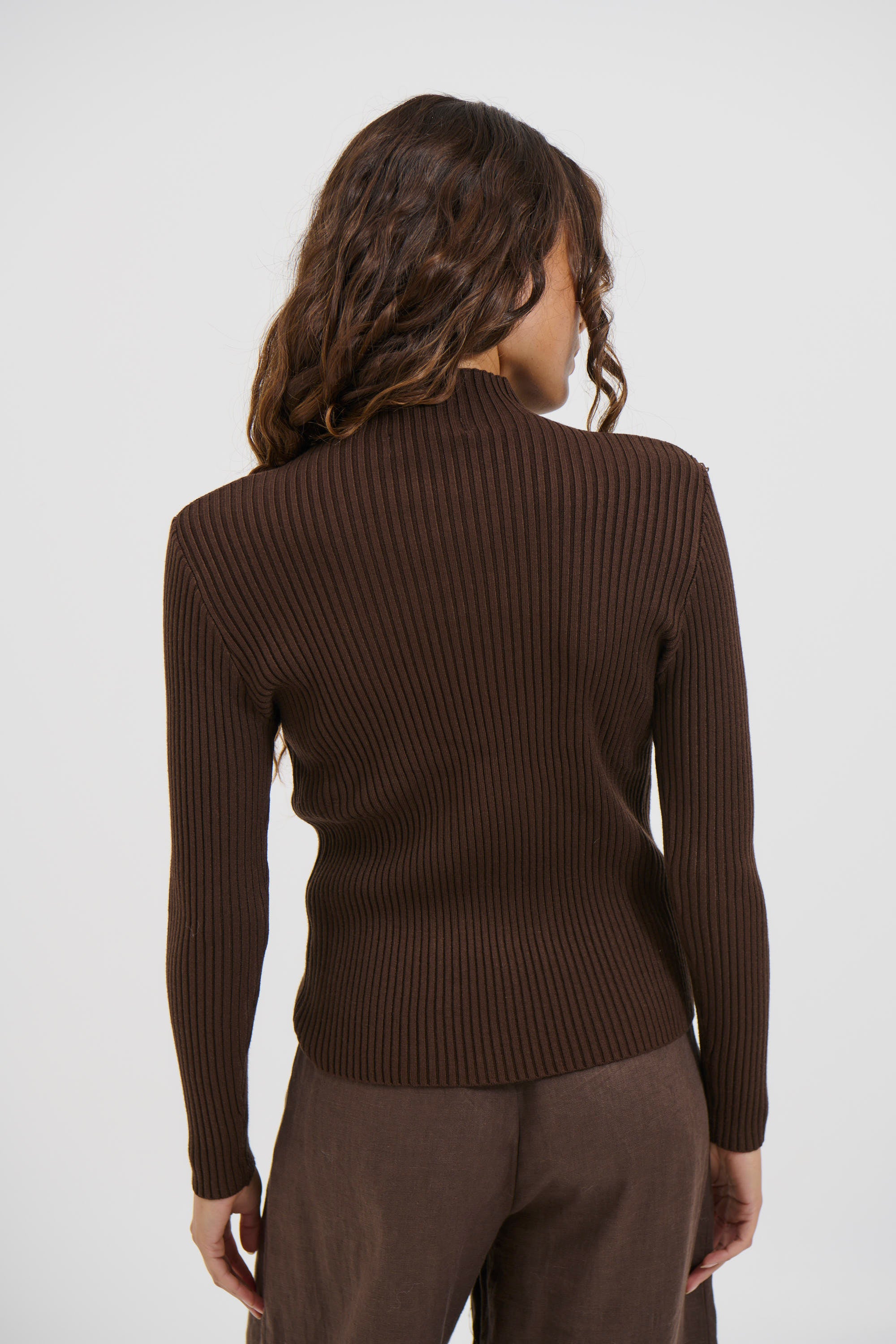 Freya Long Sleeve Chocolate