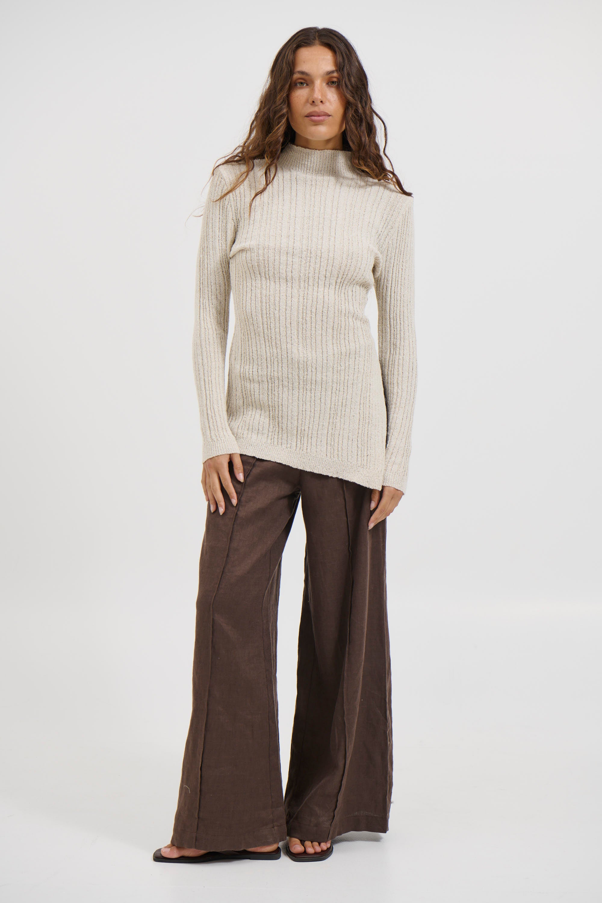 Lexa Knit Top Oat
