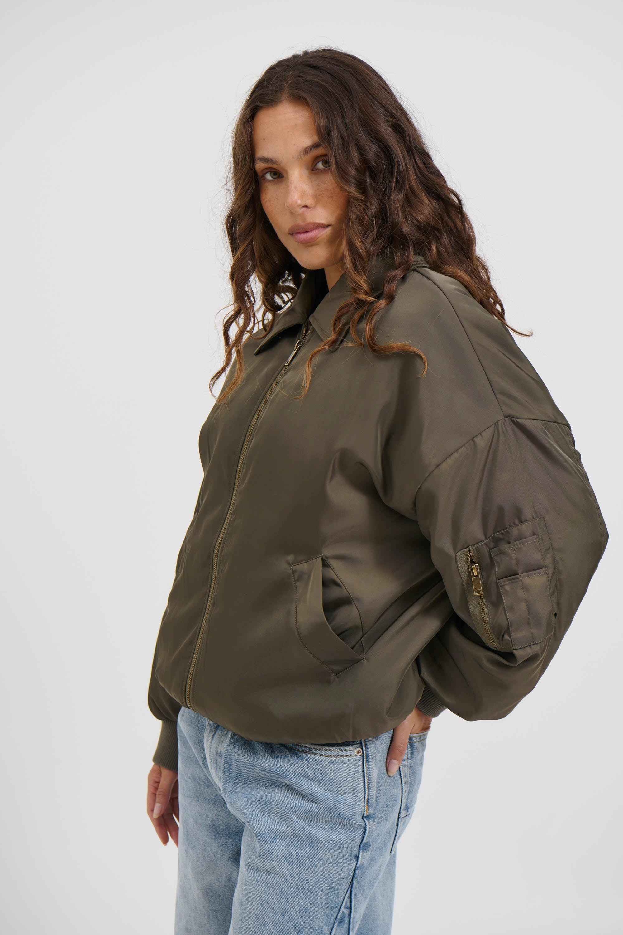 Blake Bomber Jacket Army