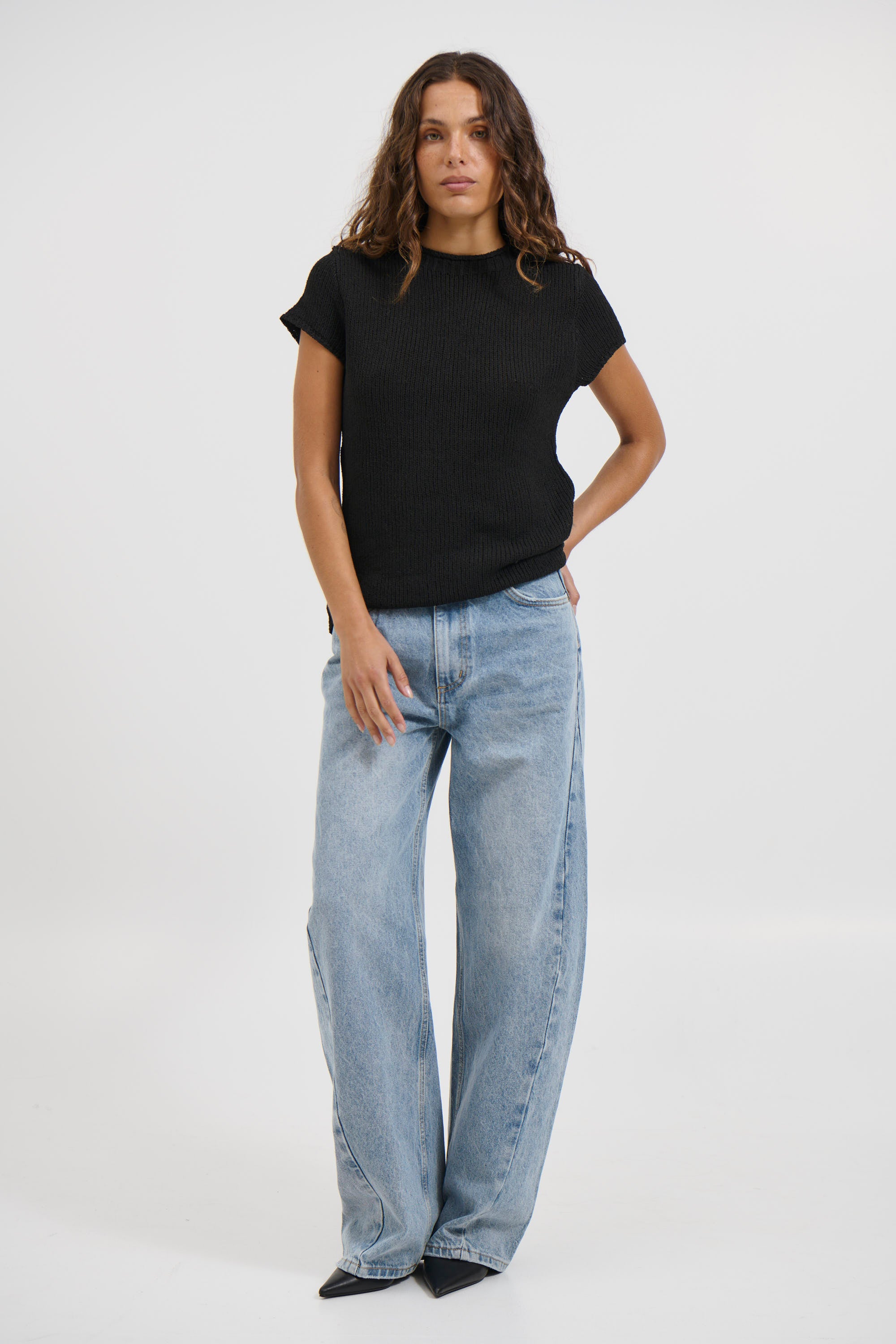 Brooklyn Barrel Leg Jean Oakland Blue