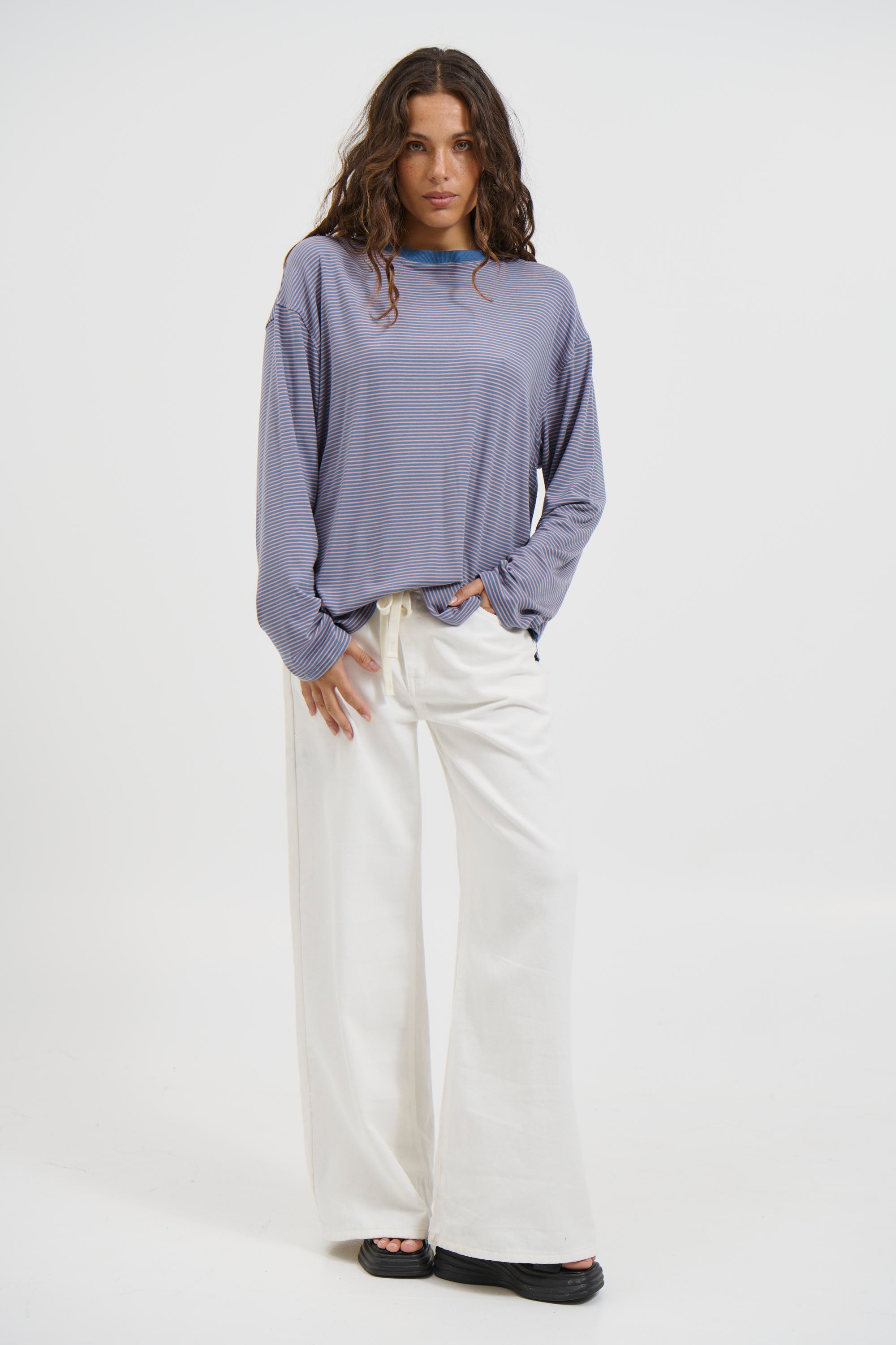 Asher Long Sleeve Blue