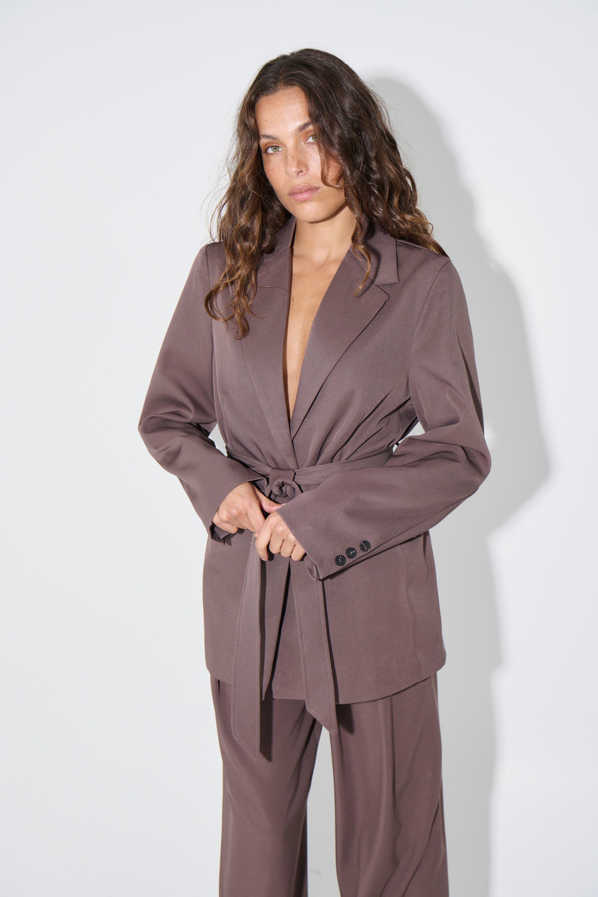 Vance Blazer Chocolate