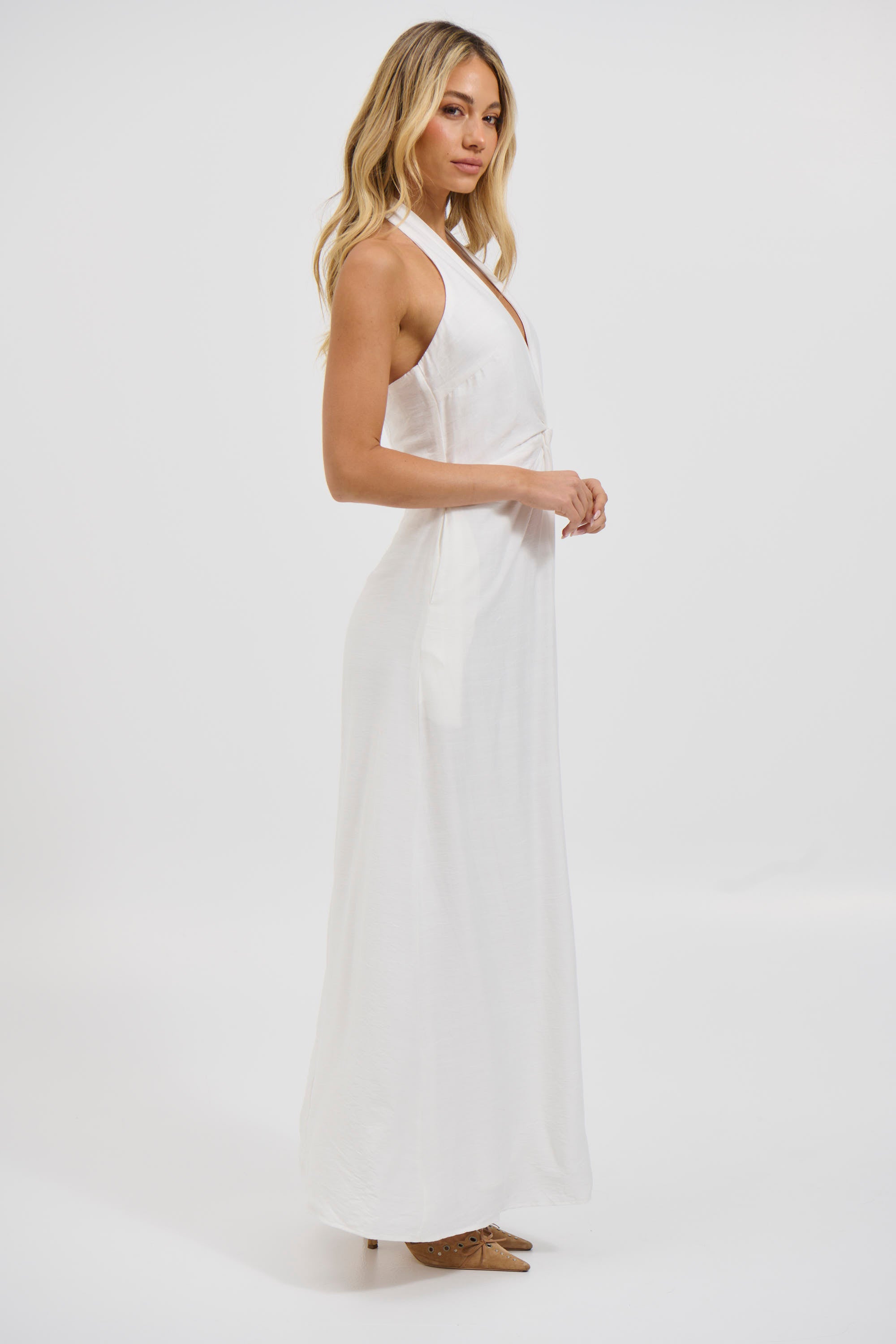 Arli Maxi Dress White - FINAL SALE