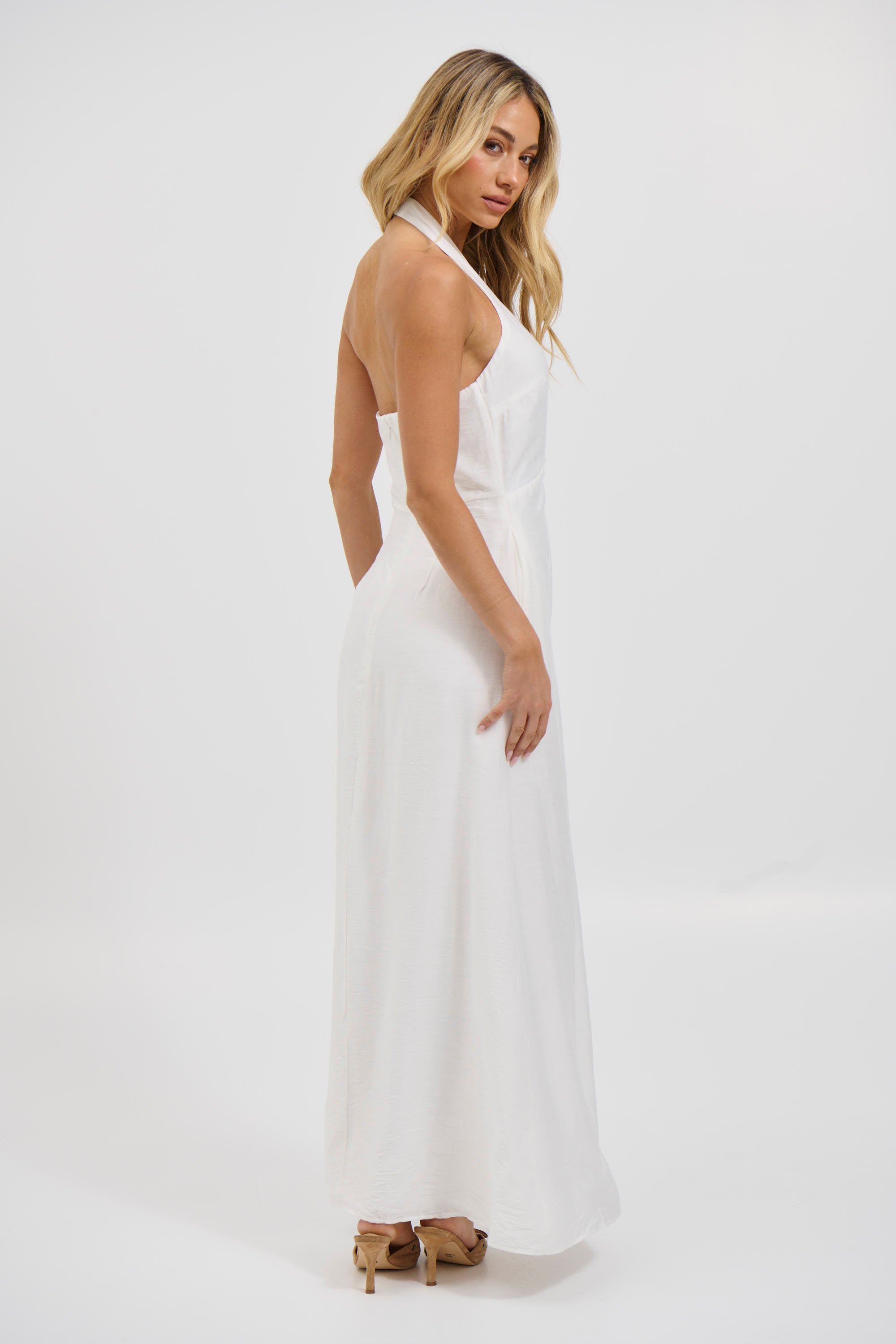 Arli Maxi Dress White - FINAL SALE