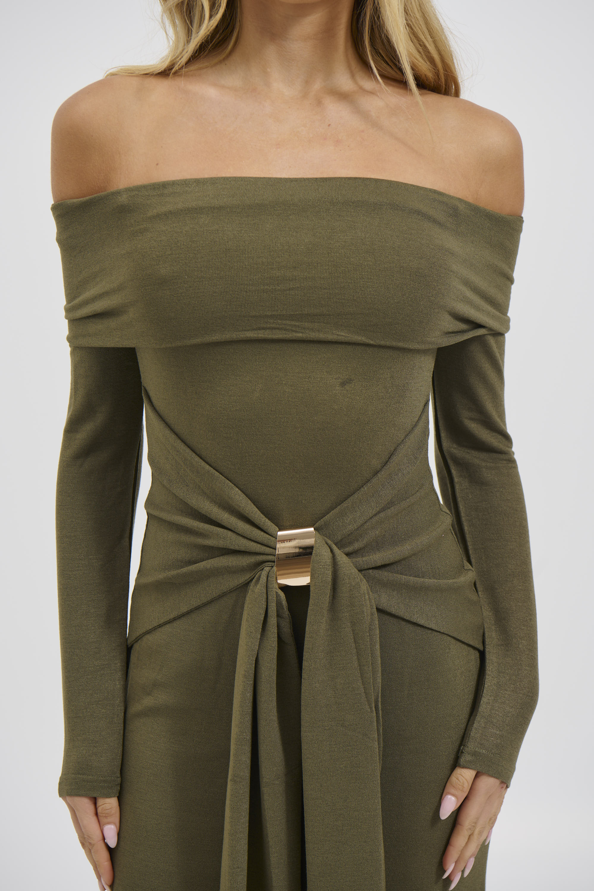 Waiora Maxi Dress Olive