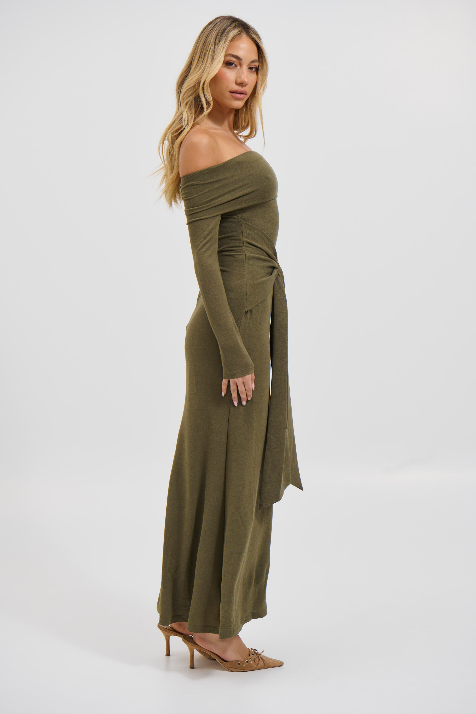 Waiora Maxi Dress Olive