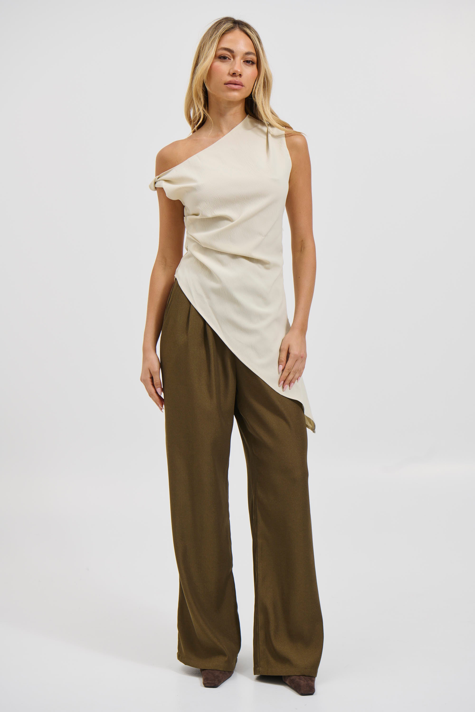 Macey Top Ivory