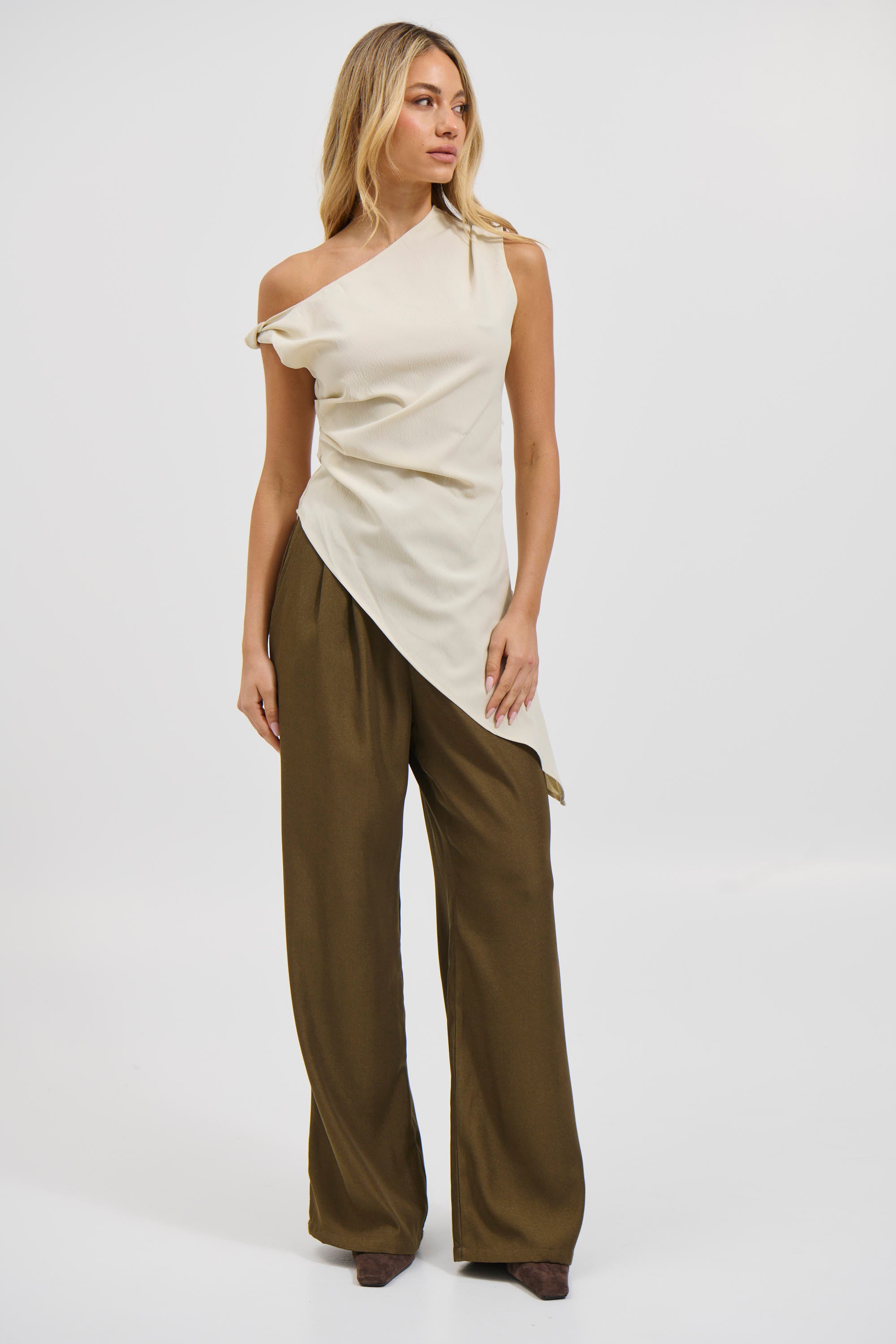 Macey Top Ivory