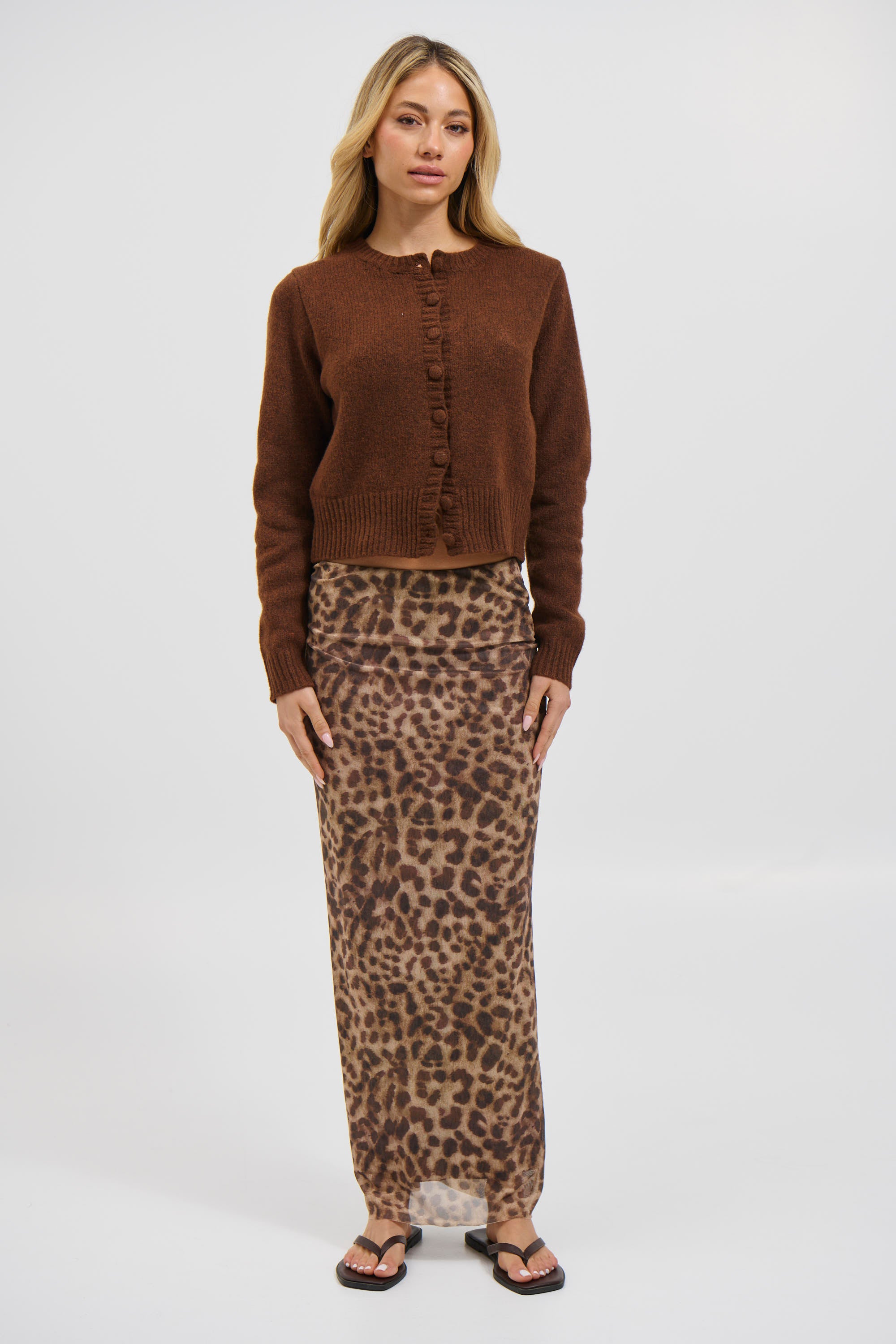 Lune Cardi Chocolate - FINAL SALE
