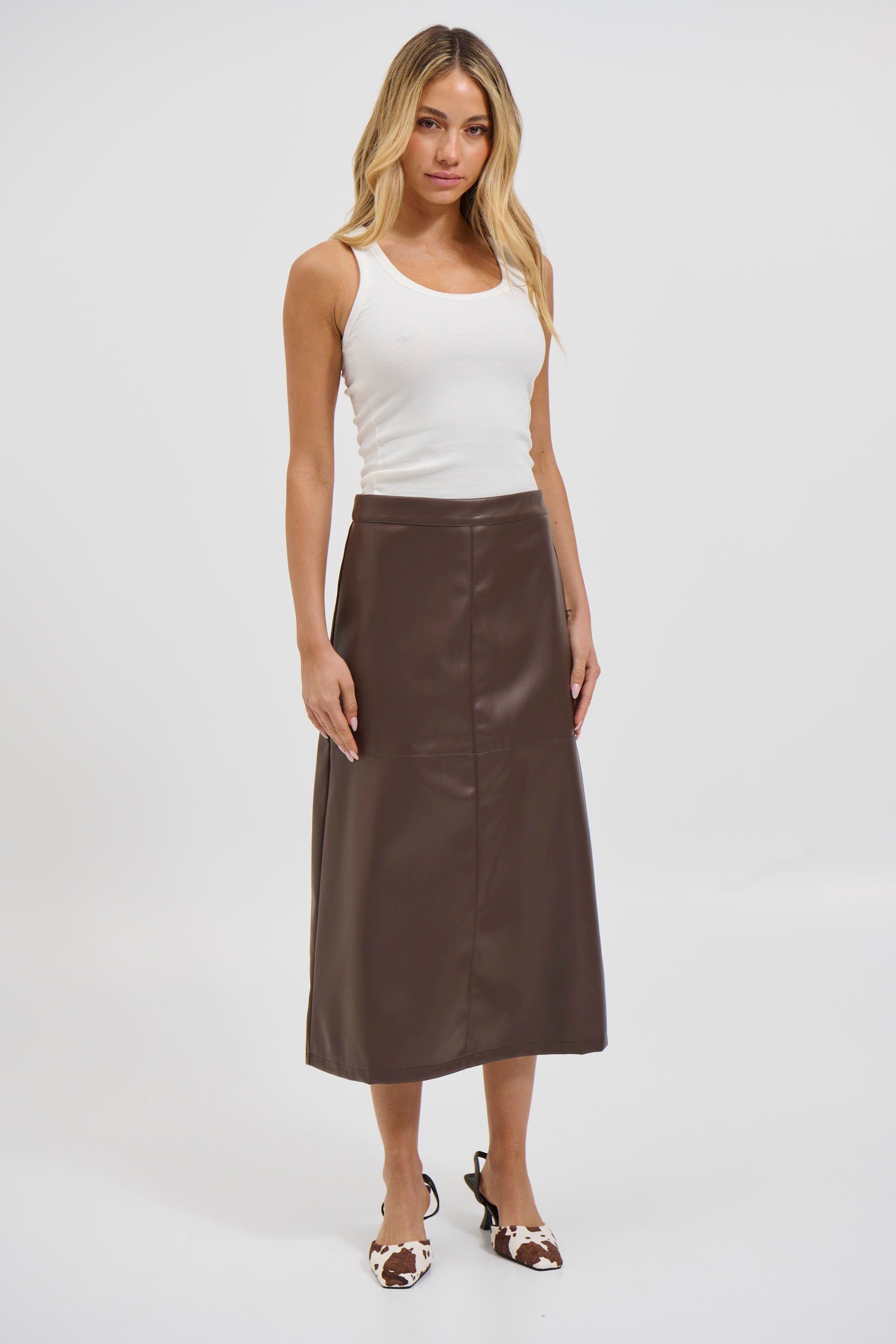 Lynda Skirt Chocolate