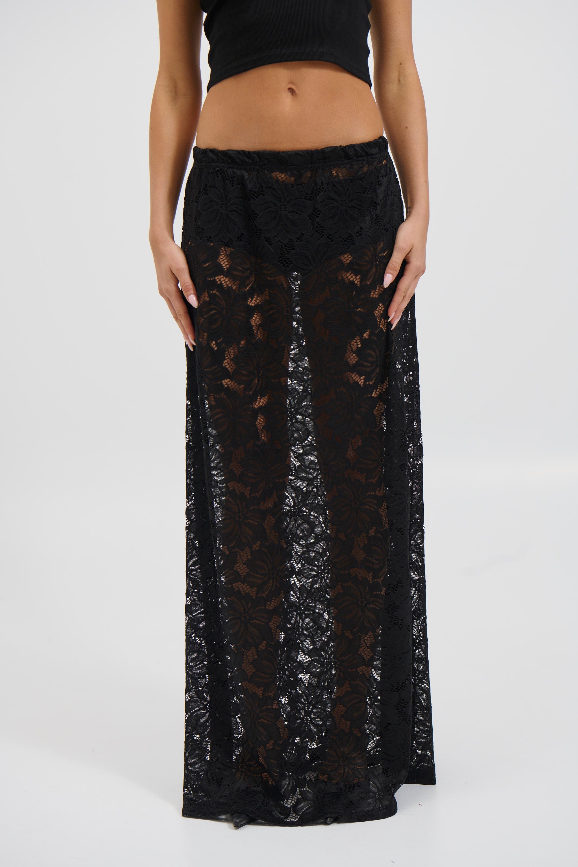 Amora Lace Skirt Black - FINAL SALE