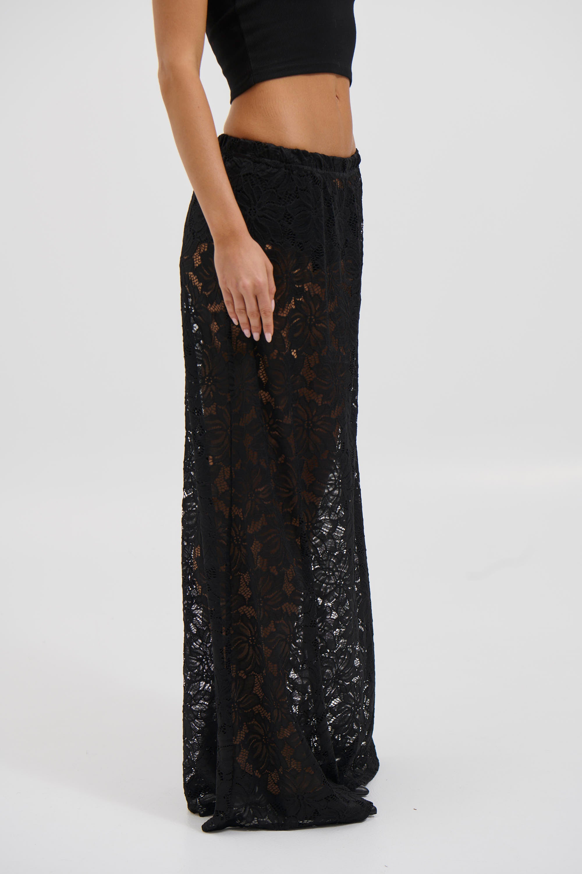 Amora Lace Skirt Black - FINAL SALE