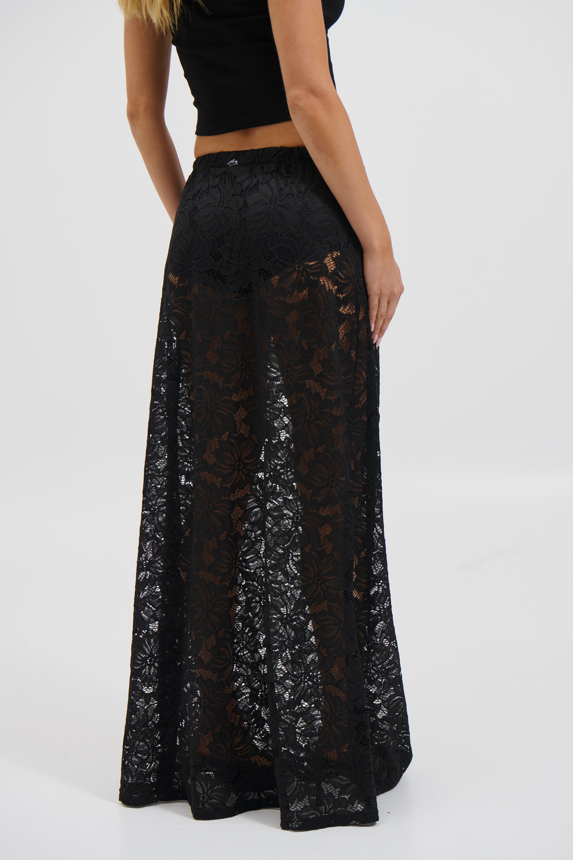 Amora Lace Skirt Black - FINAL SALE