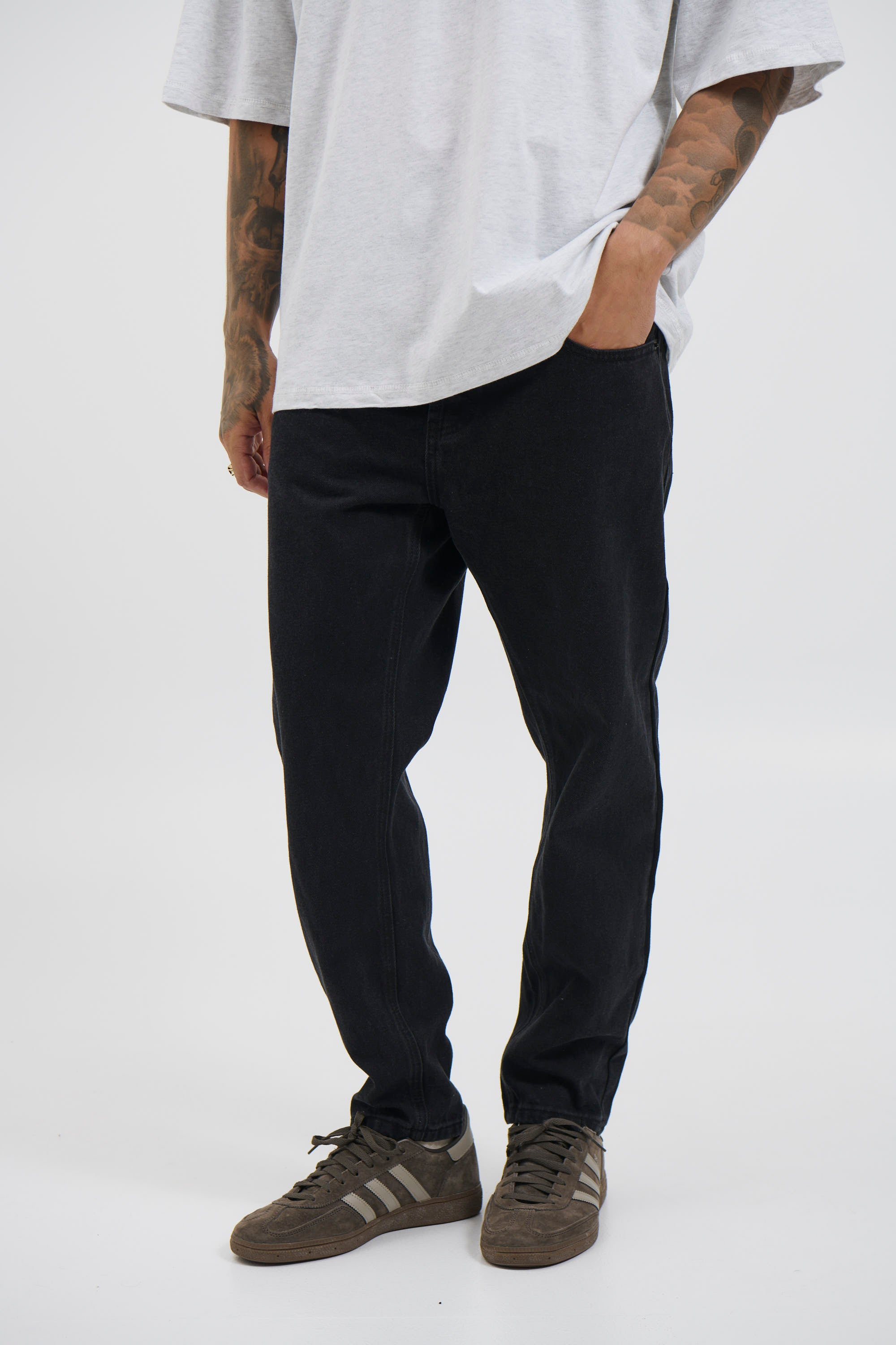Miles Straight Leg Denim Black
