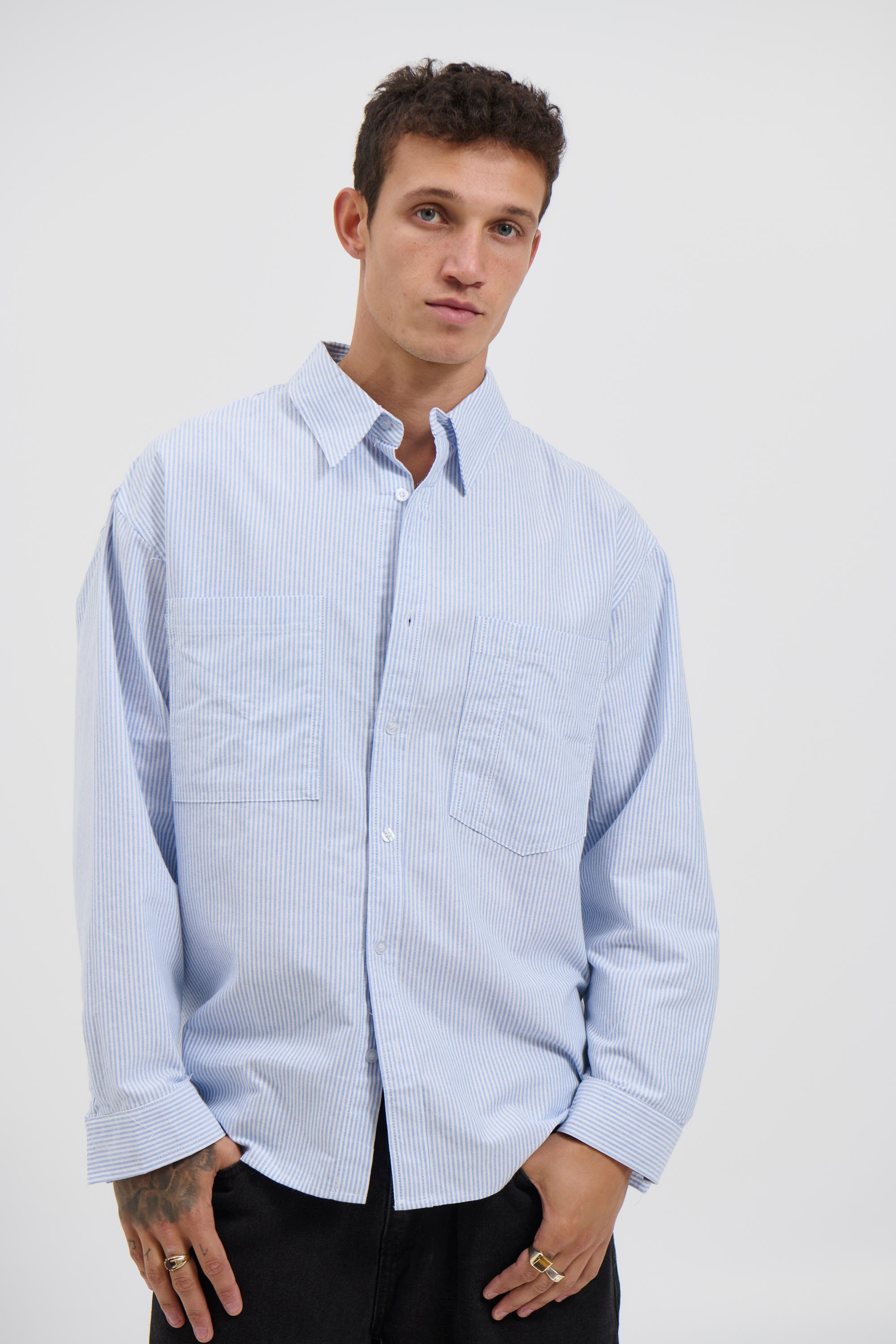 NTH Shirt Stripe Blue